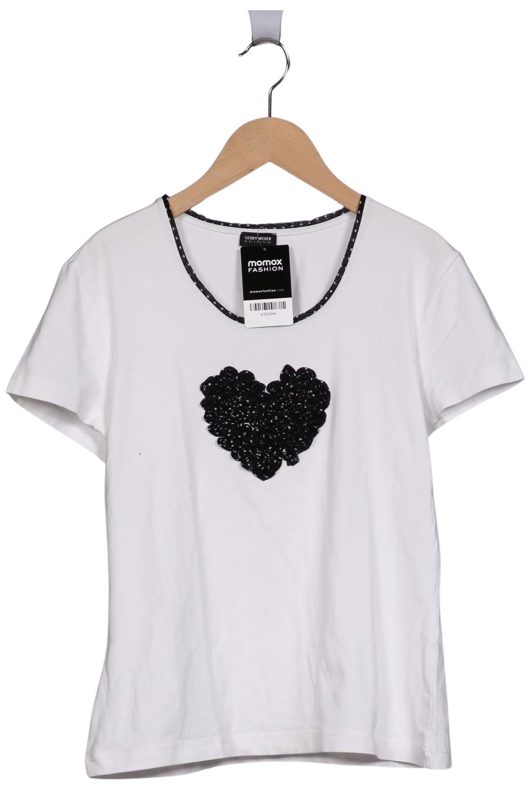 

Gerry Weber Damen T-Shirt, weiß, Gr. 38