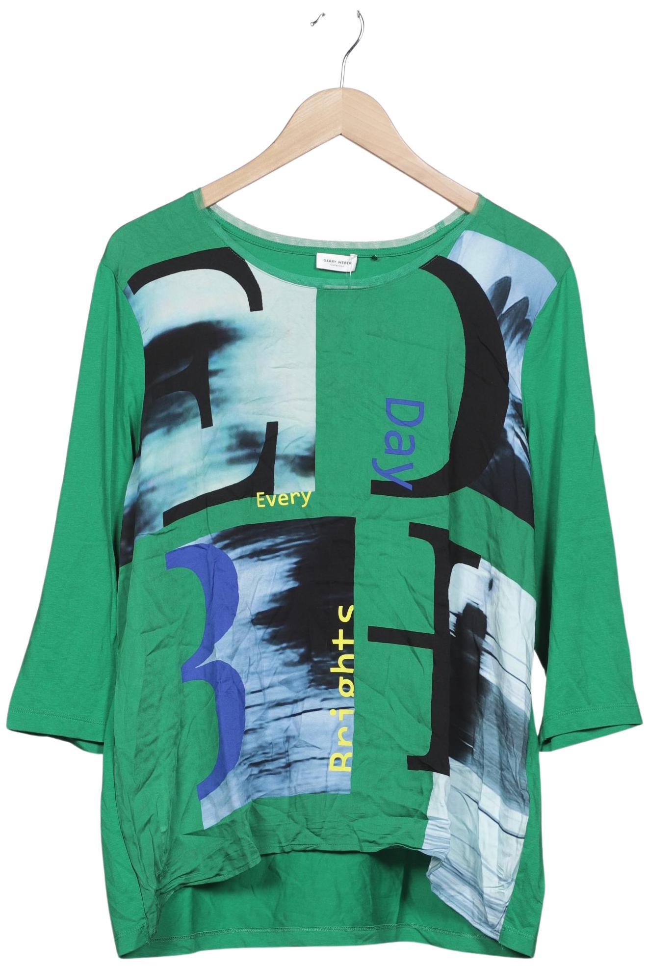 

Gerry Weber Damen Langarmshirt, grün, Gr. 46