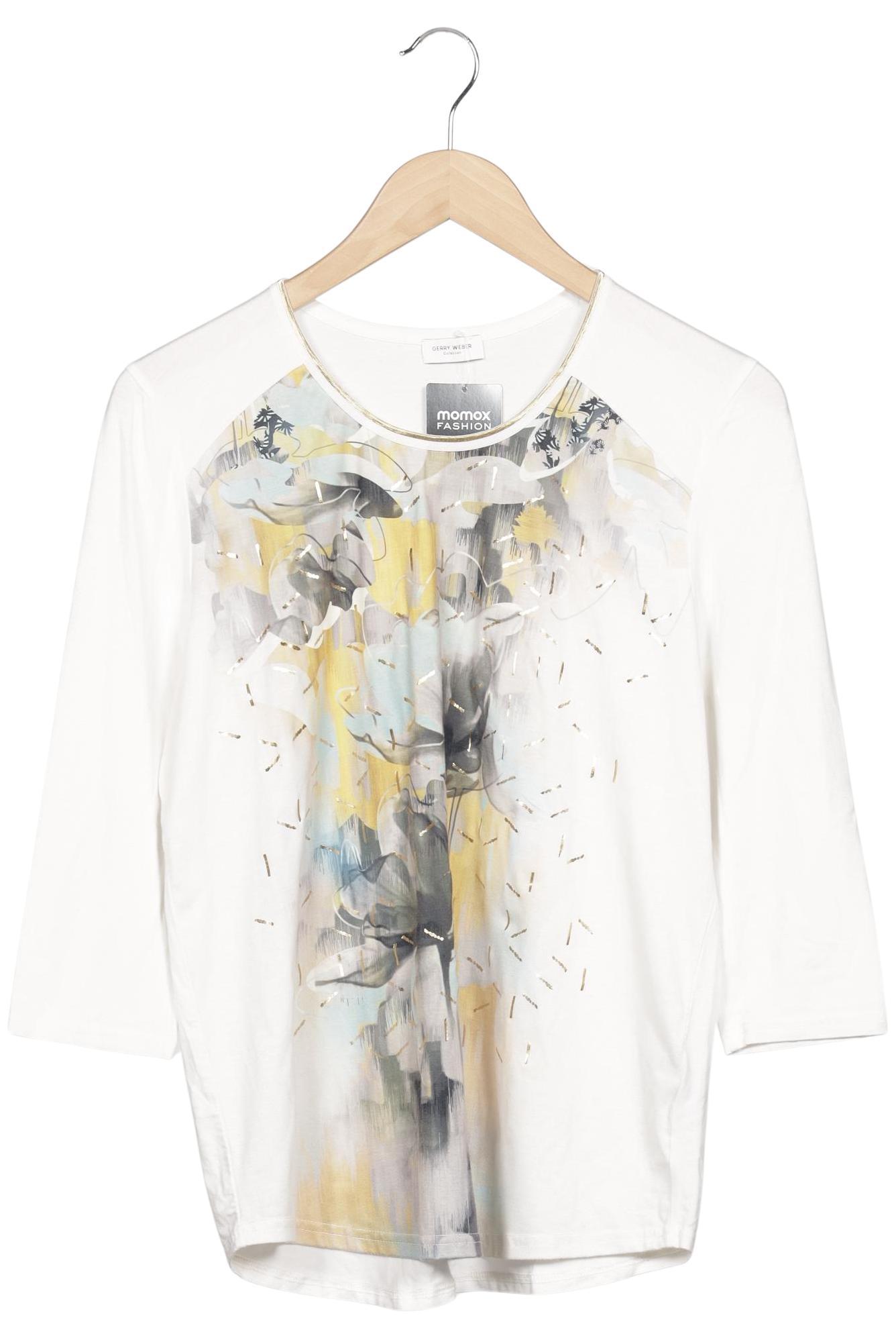 

Gerry Weber Damen Langarmshirt, weiß, Gr. 40