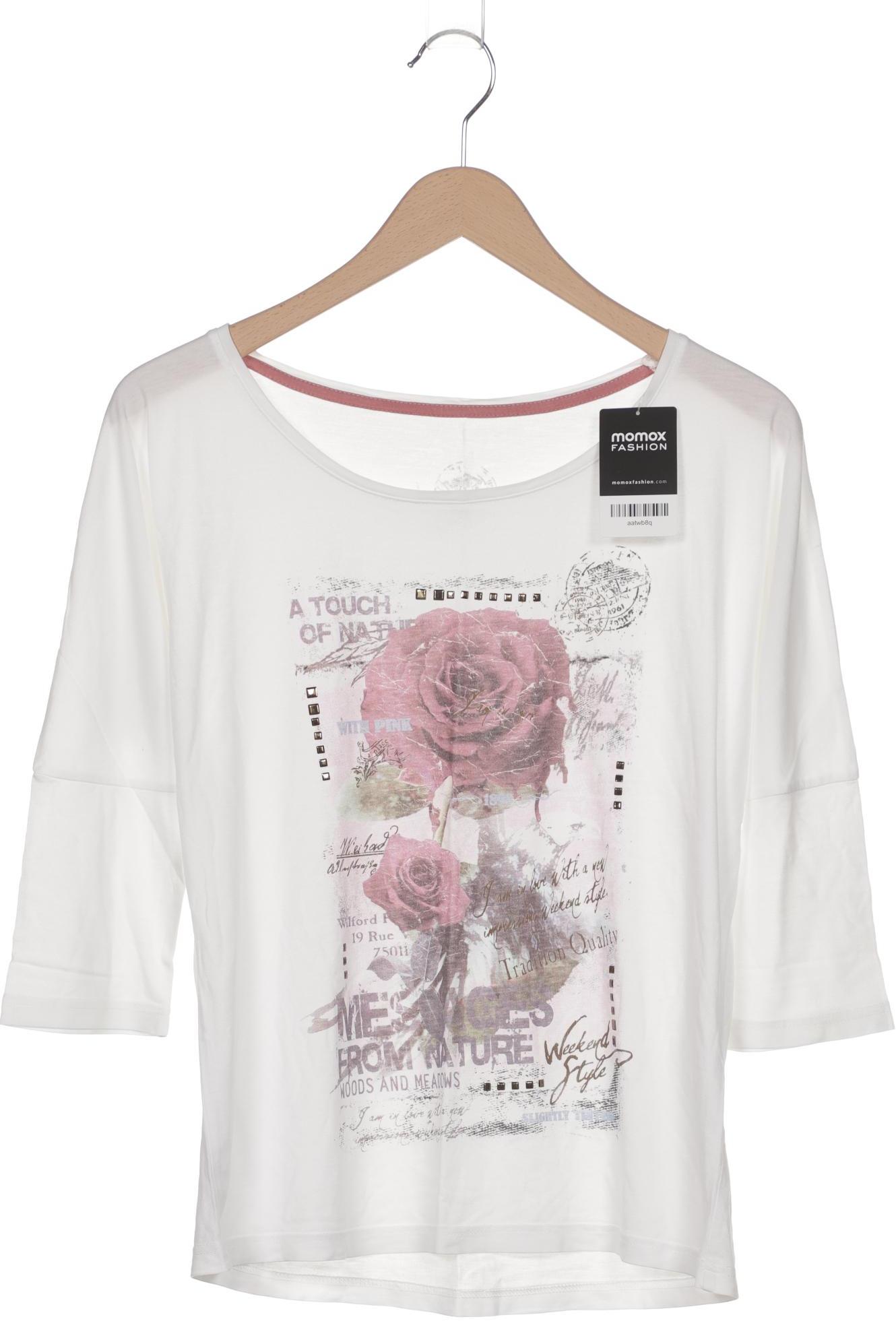 

Gerry Weber Damen Langarmshirt, weiß, Gr. 38