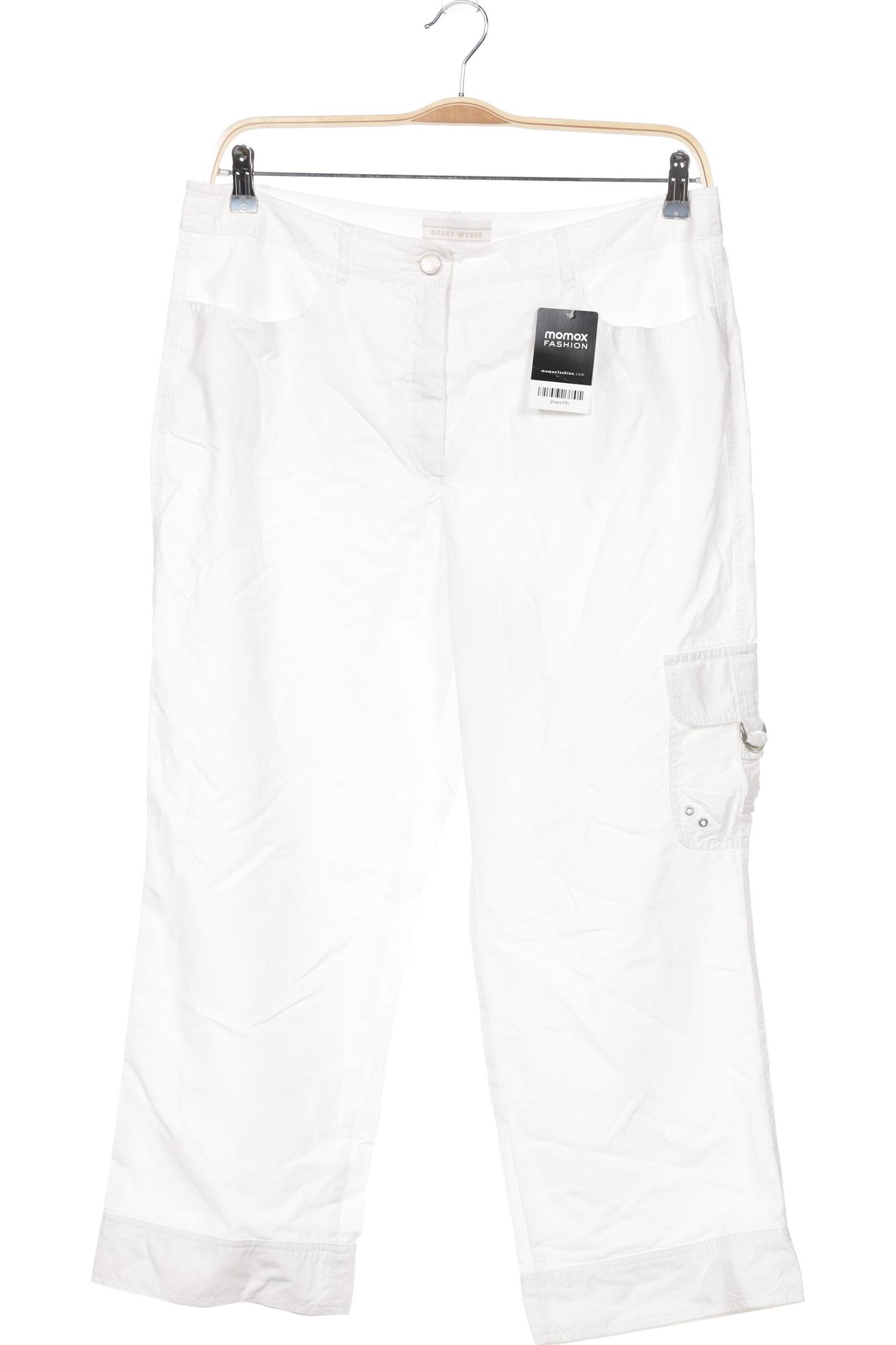 

Gerry Weber Damen Stoffhose, weiß, Gr. 34