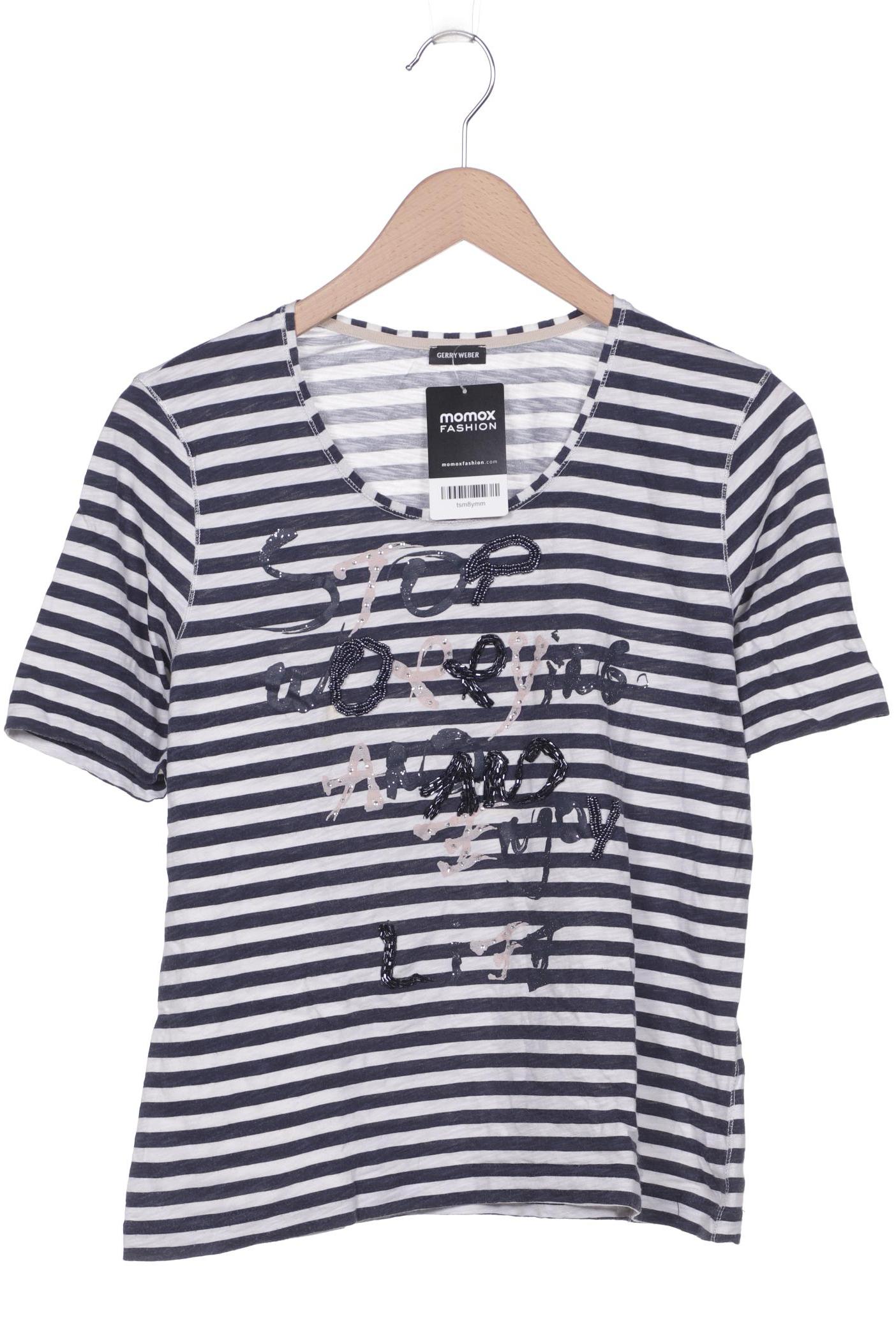 

Gerry Weber Damen T-Shirt, marineblau, Gr. 42