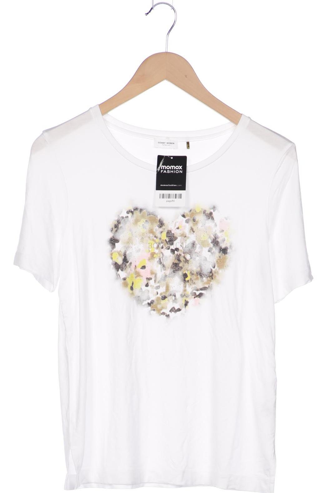 

Gerry Weber Damen T-Shirt, weiß, Gr. 36