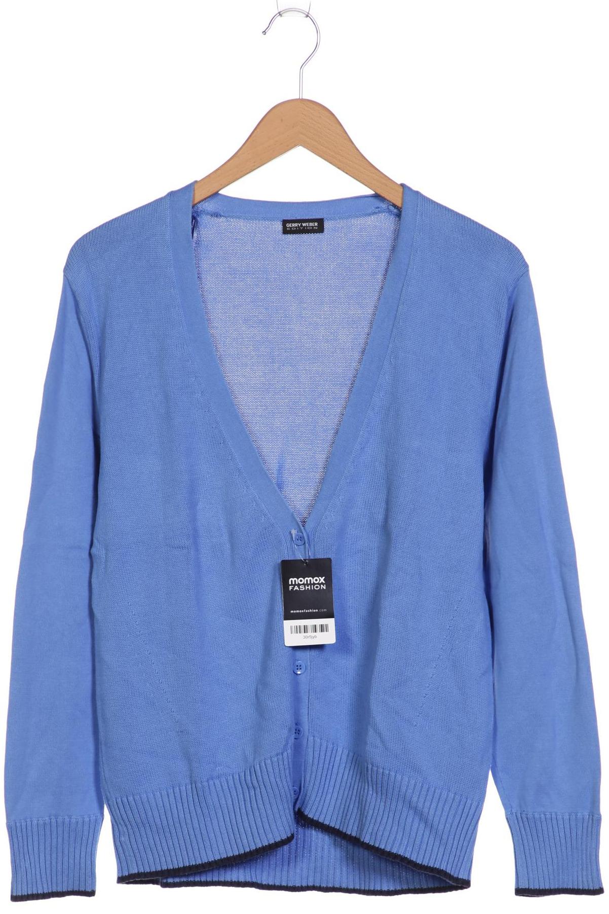 

Gerry Weber Damen Strickjacke, blau, Gr. 42