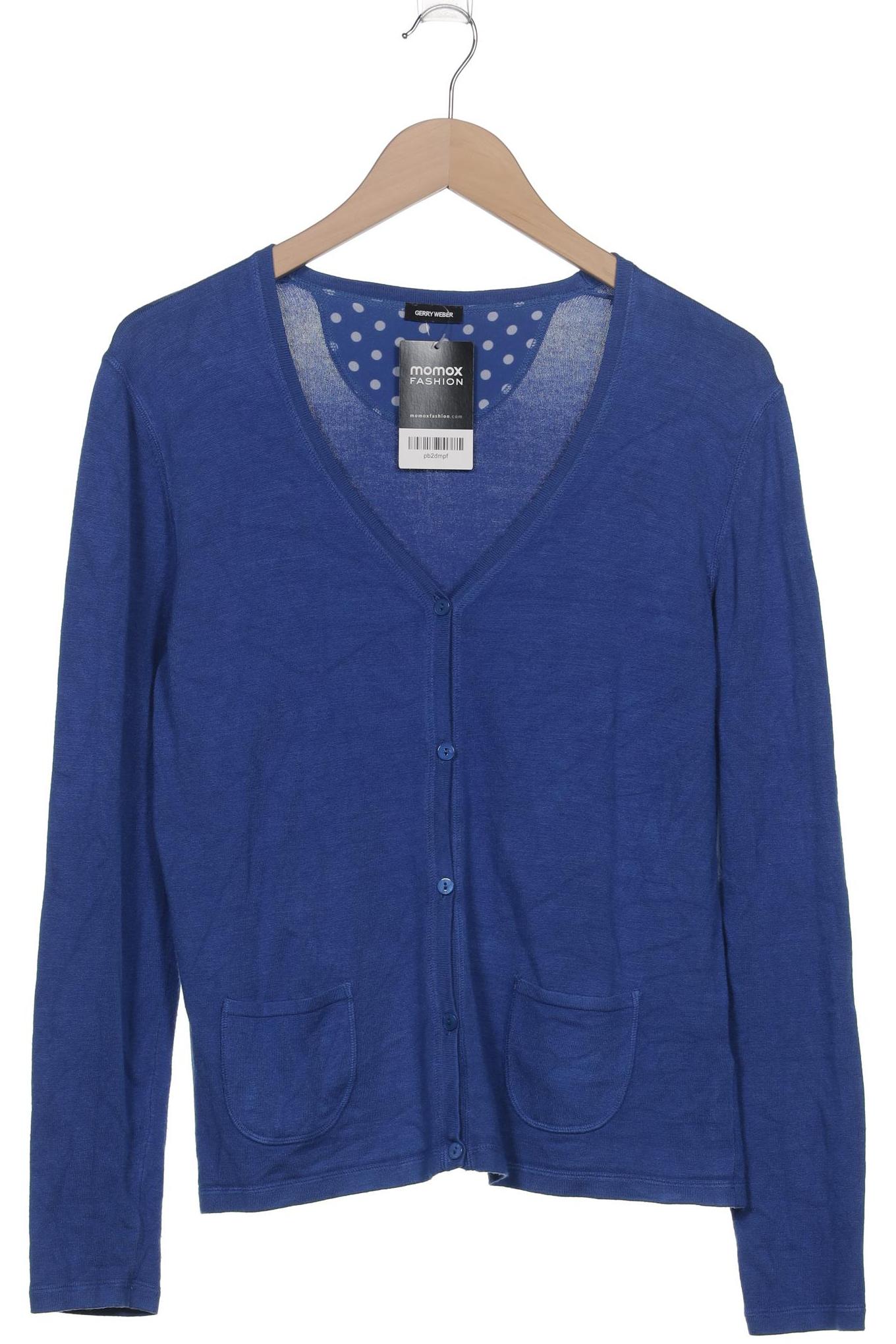 

Gerry Weber Damen Strickjacke, blau, Gr. 40