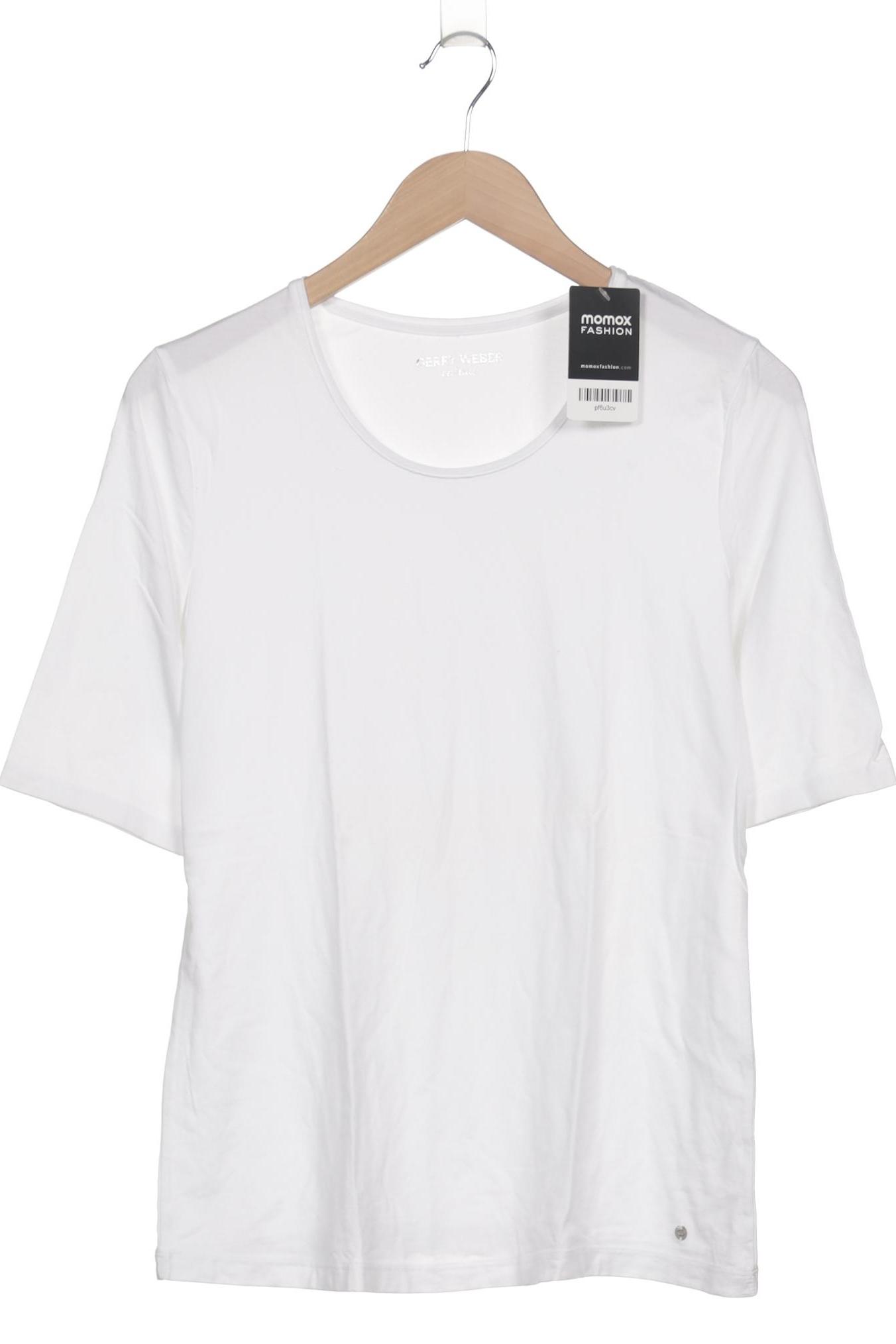 

Gerry Weber Damen T-Shirt, weiß, Gr. 42