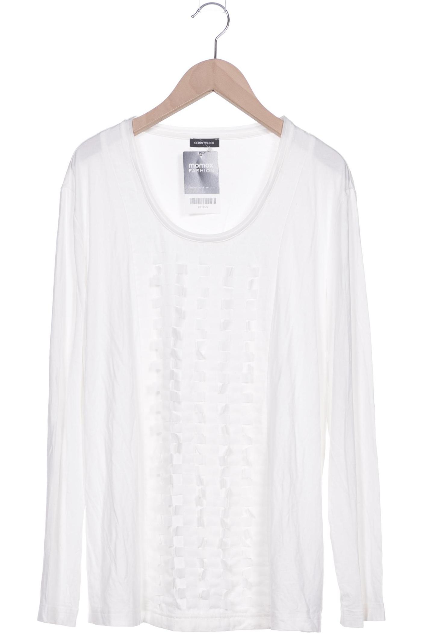 

Gerry Weber Damen Langarmshirt, weiß, Gr. 44