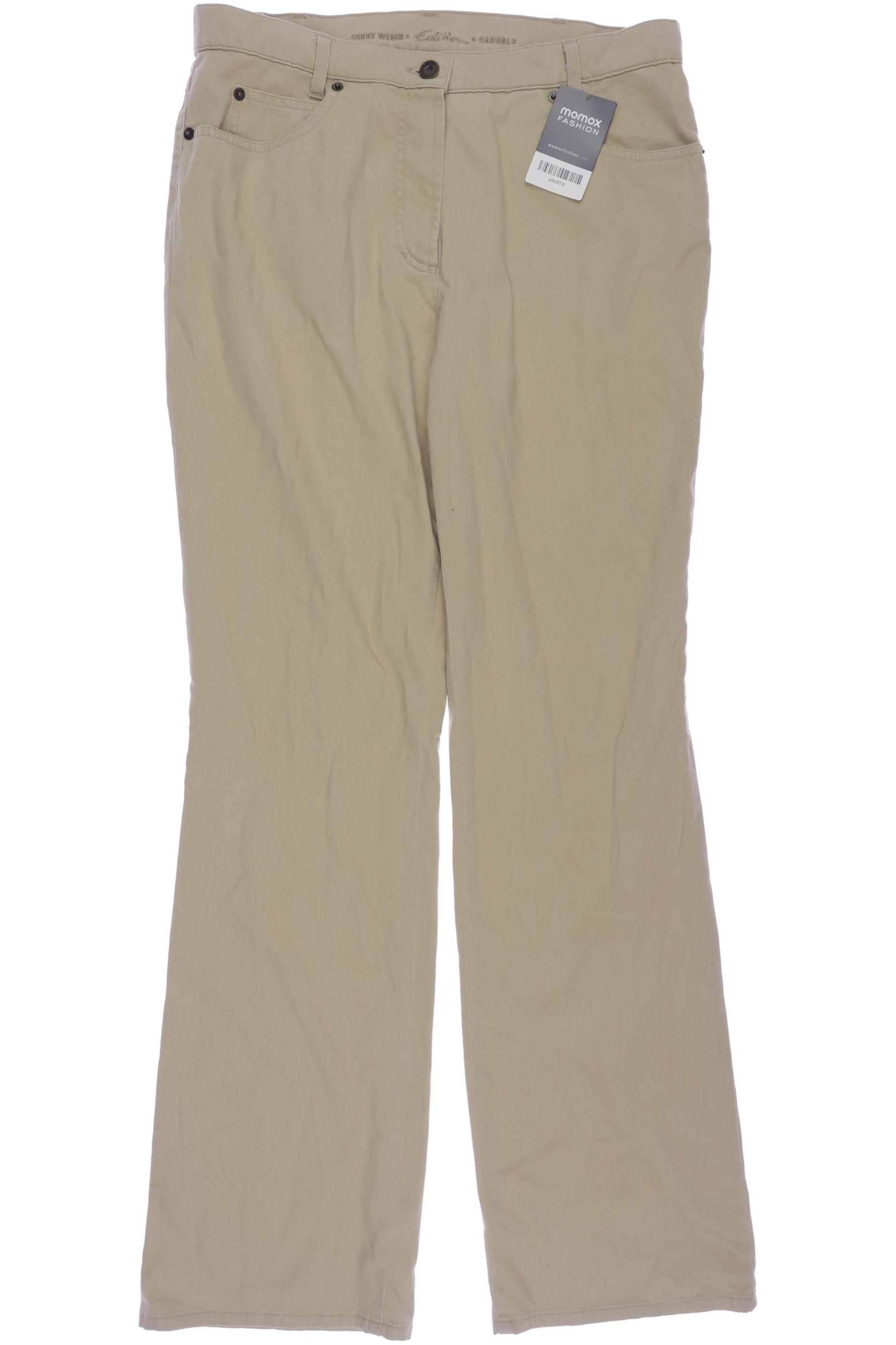 

Gerry Weber Damen Stoffhose, beige, Gr. 40