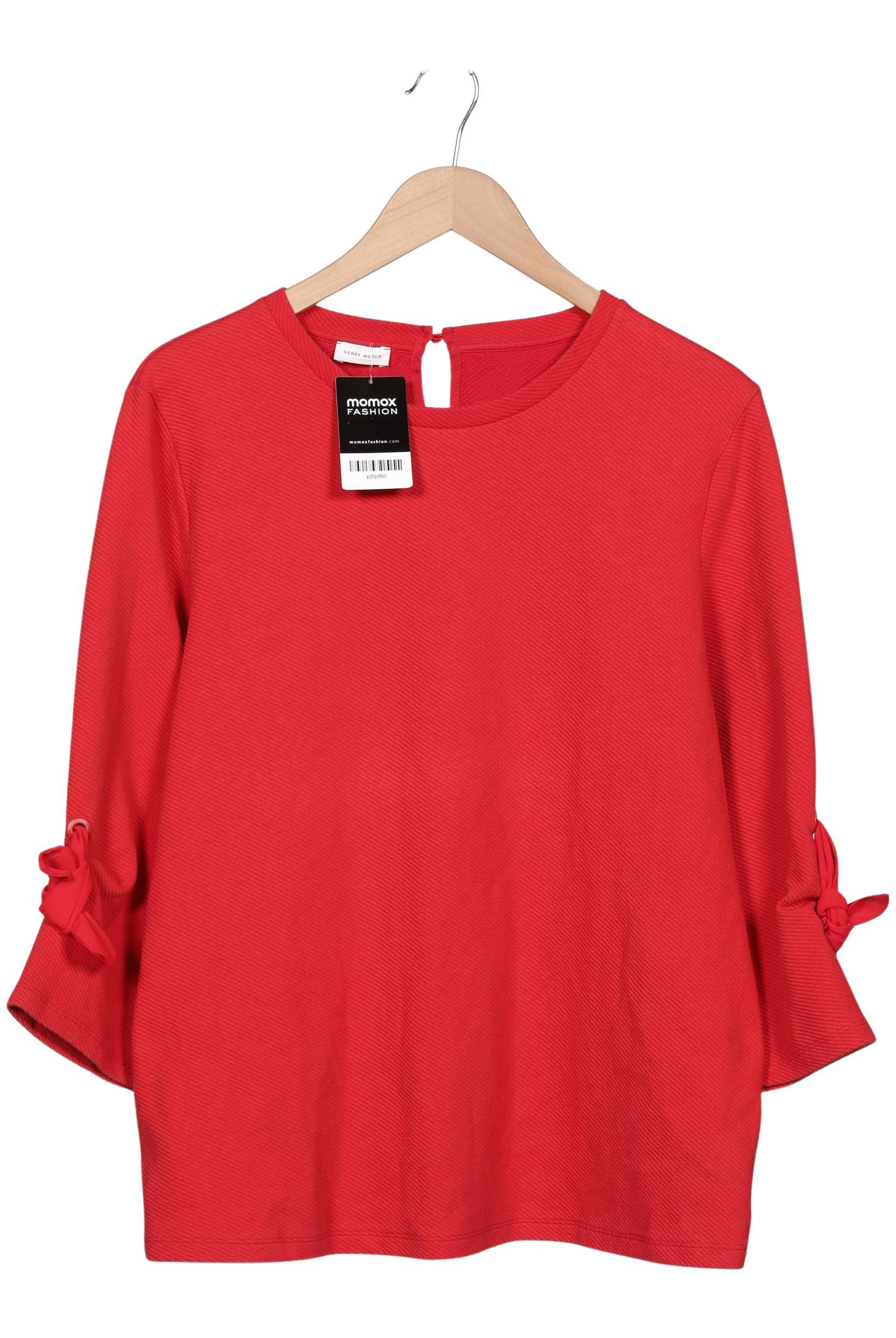 

Gerry Weber Damen Langarmshirt, rot, Gr. 44