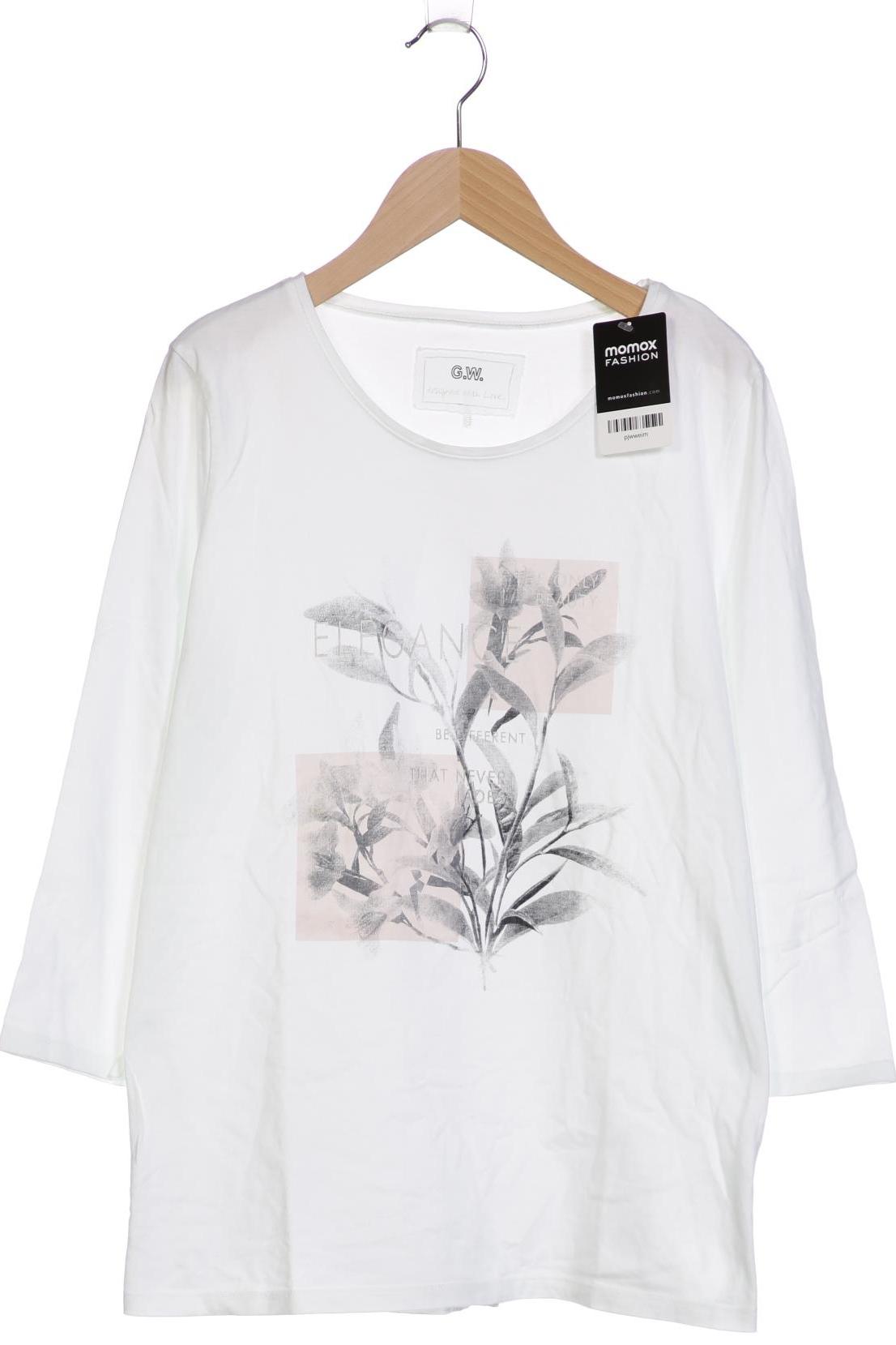 

Gerry Weber Damen Langarmshirt, weiß, Gr. 40