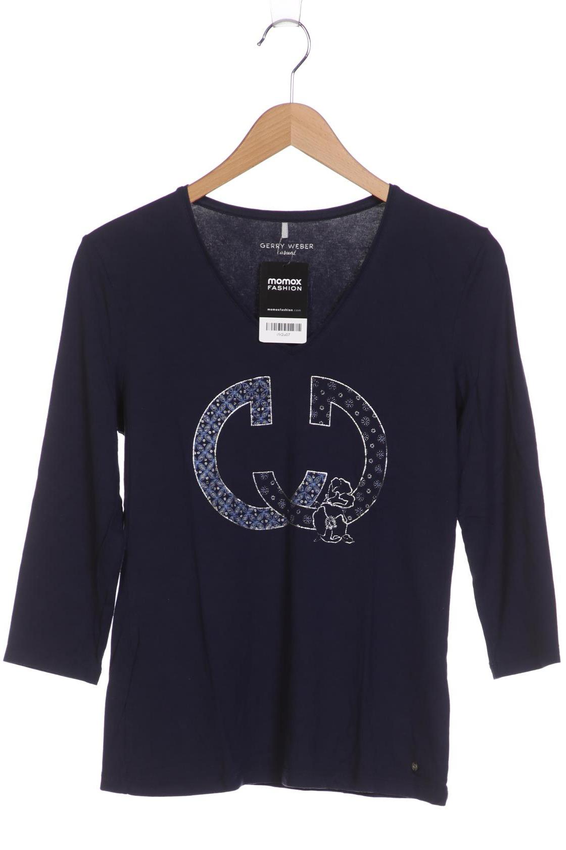 

Gerry Weber Damen Langarmshirt, marineblau, Gr. 38