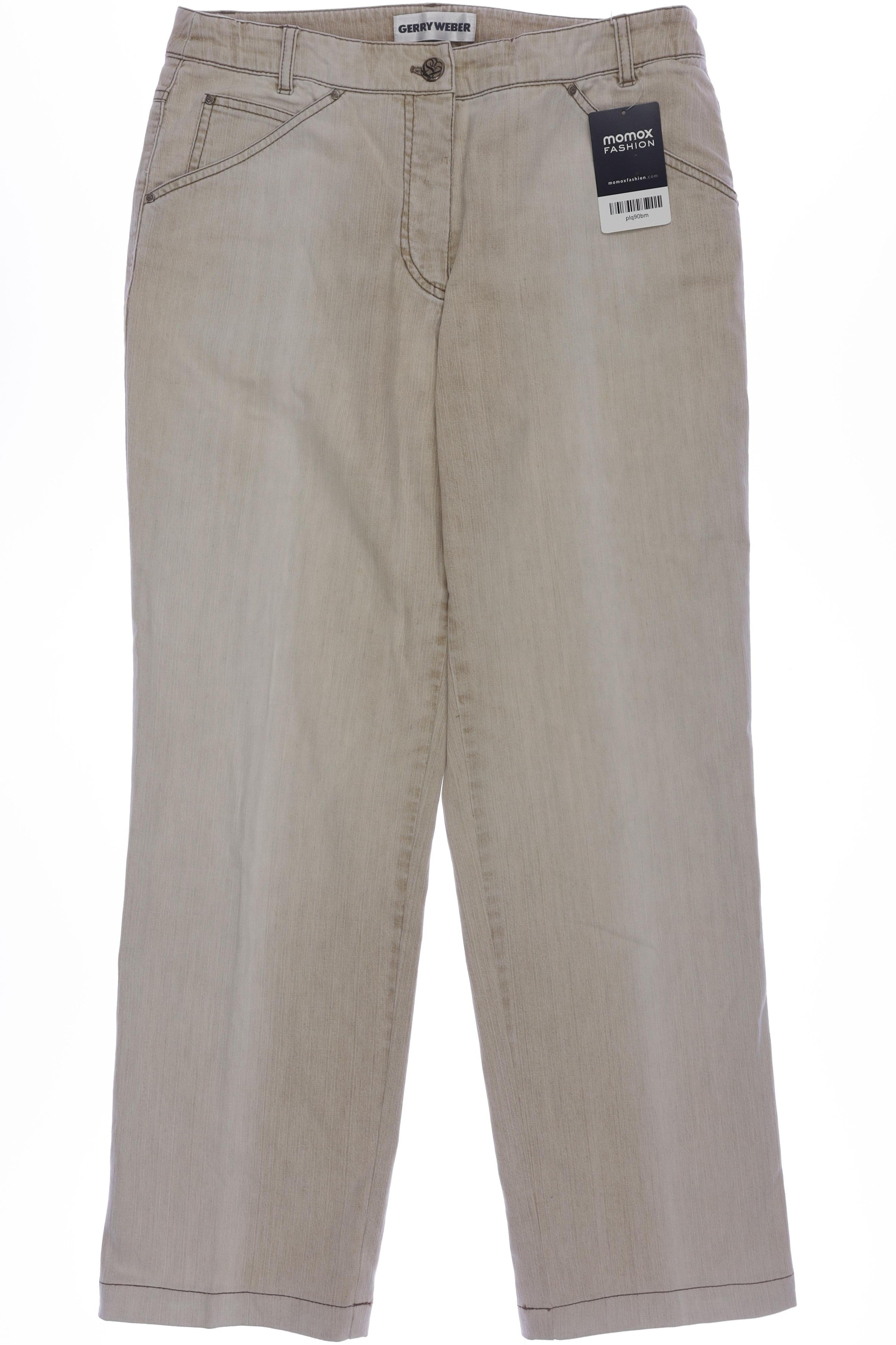 

Gerry Weber Damen Jeans, beige, Gr. 40