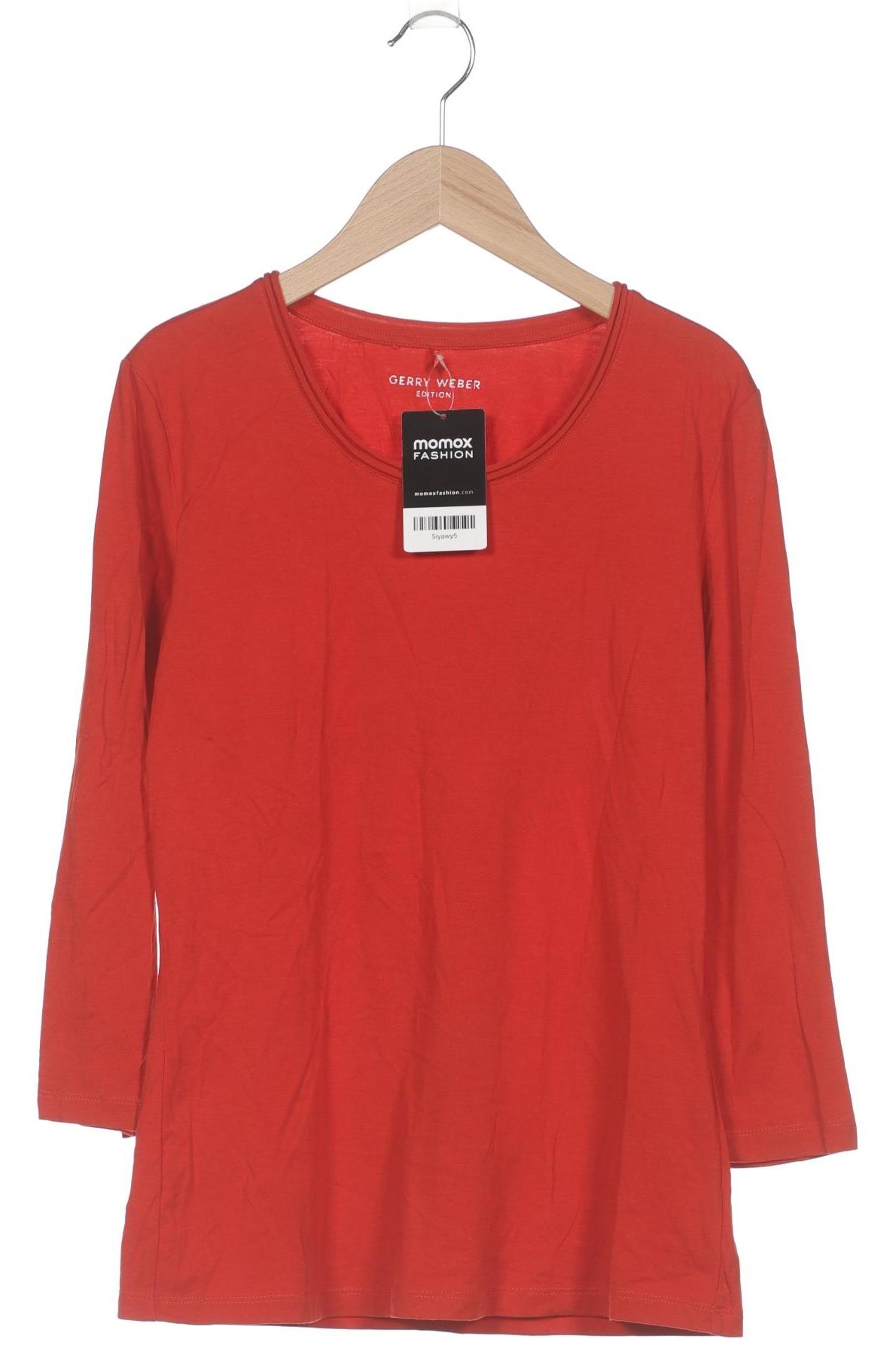 

Gerry Weber Damen Langarmshirt, rot, Gr. 36