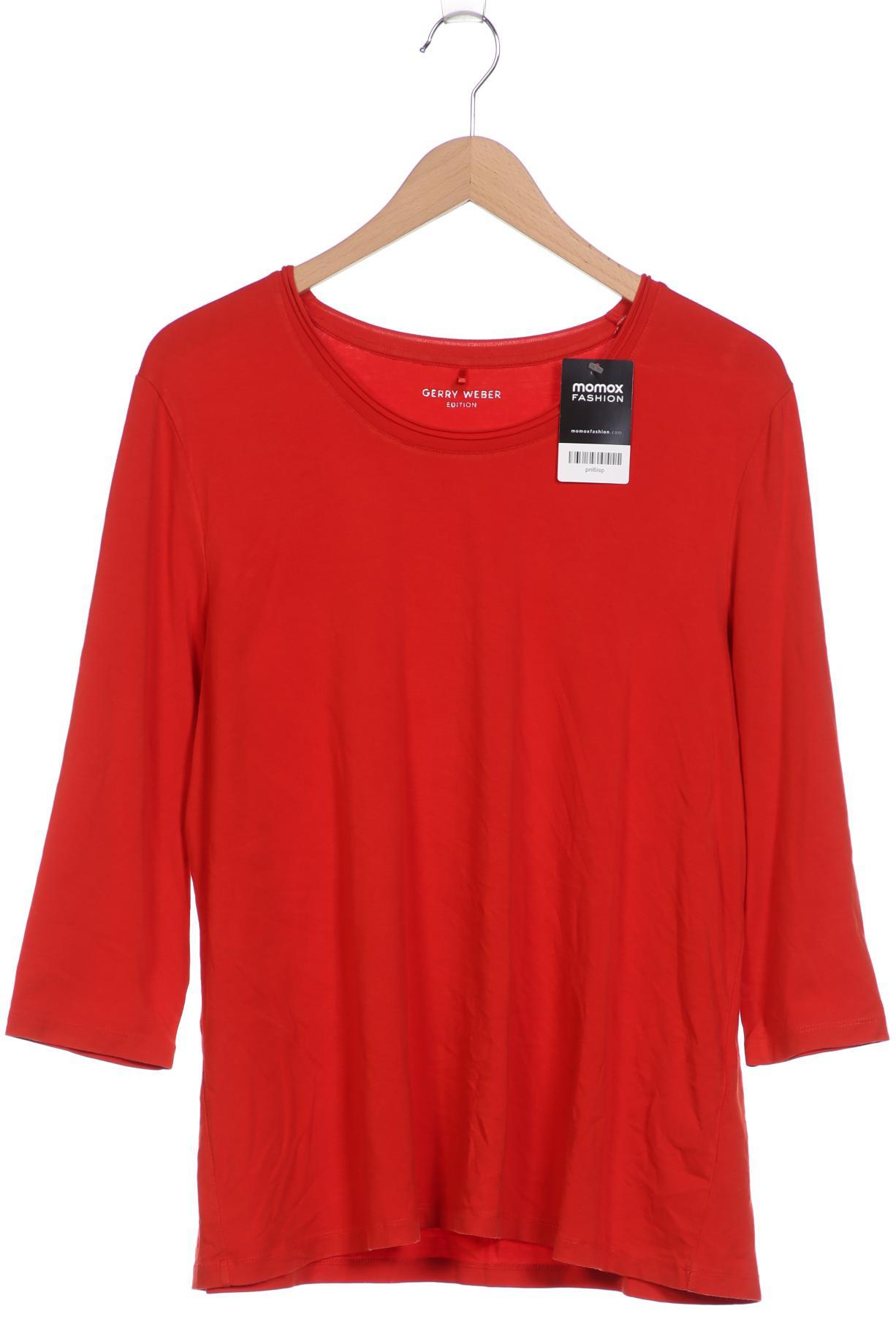 

Gerry Weber Damen Langarmshirt, rot, Gr. 48