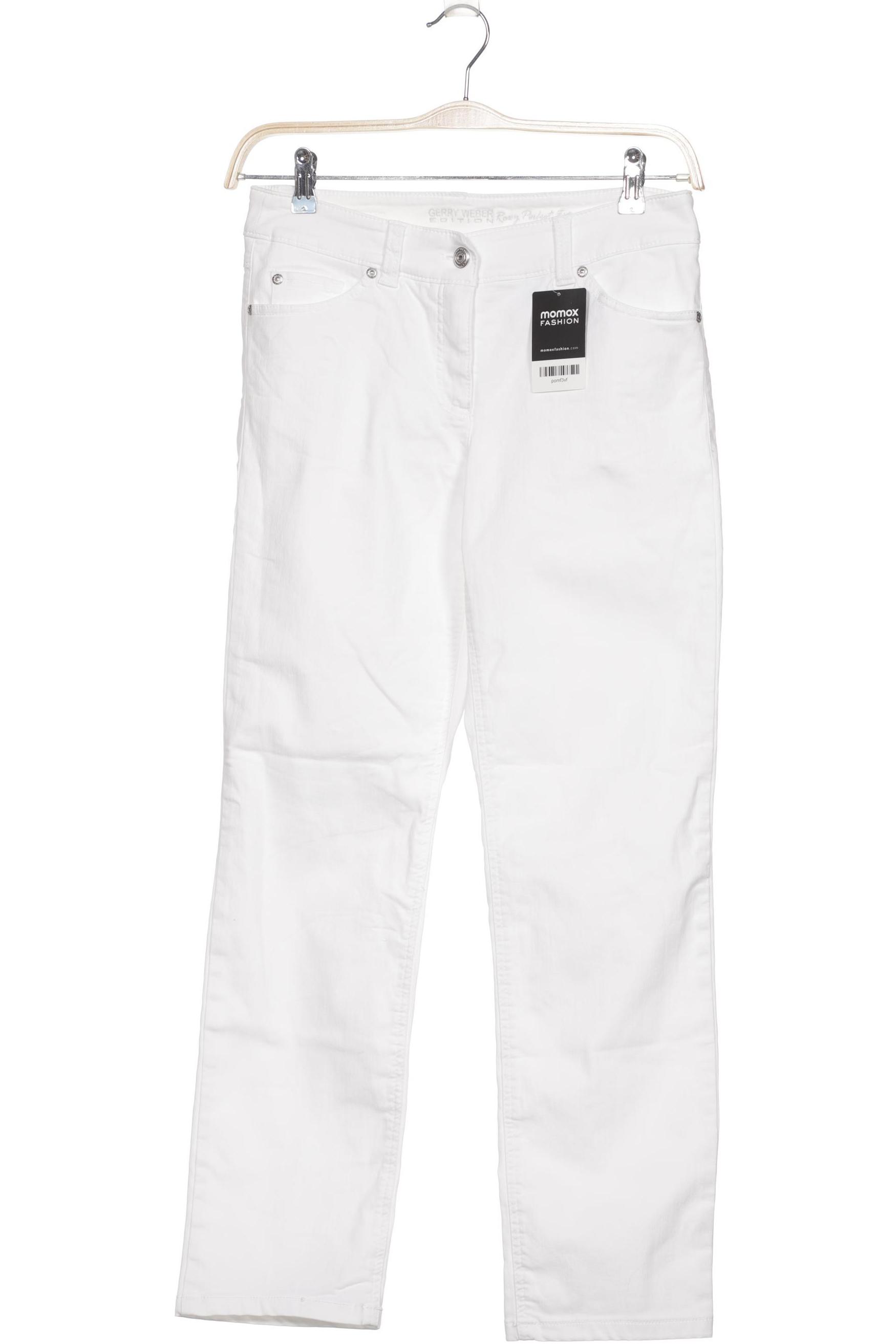 

Gerry Weber Damen Jeans, weiß, Gr. 40