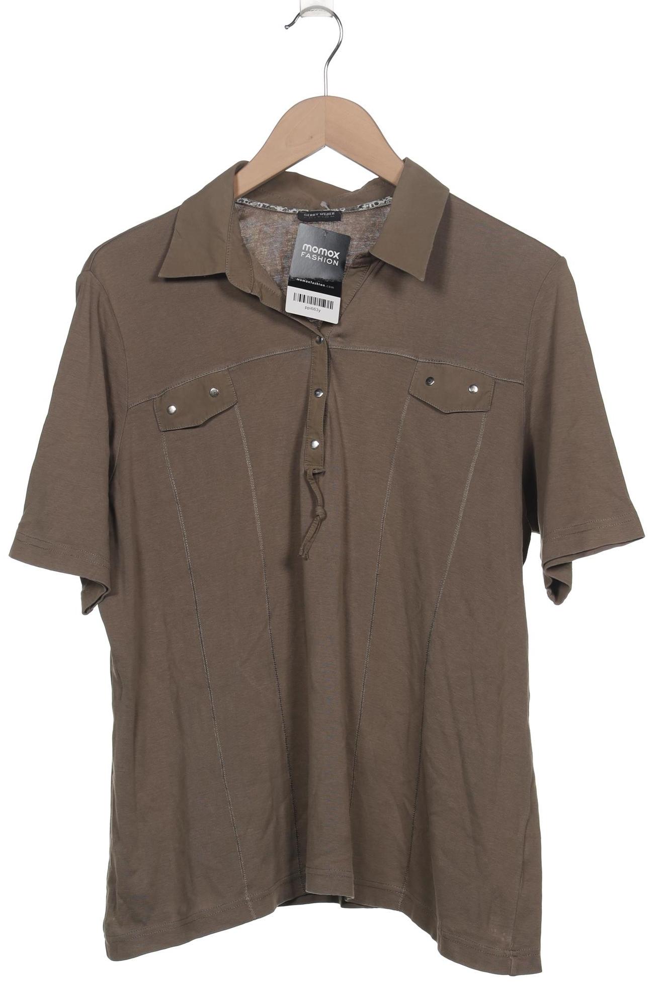 

Gerry Weber Damen Poloshirt, grau, Gr. 46