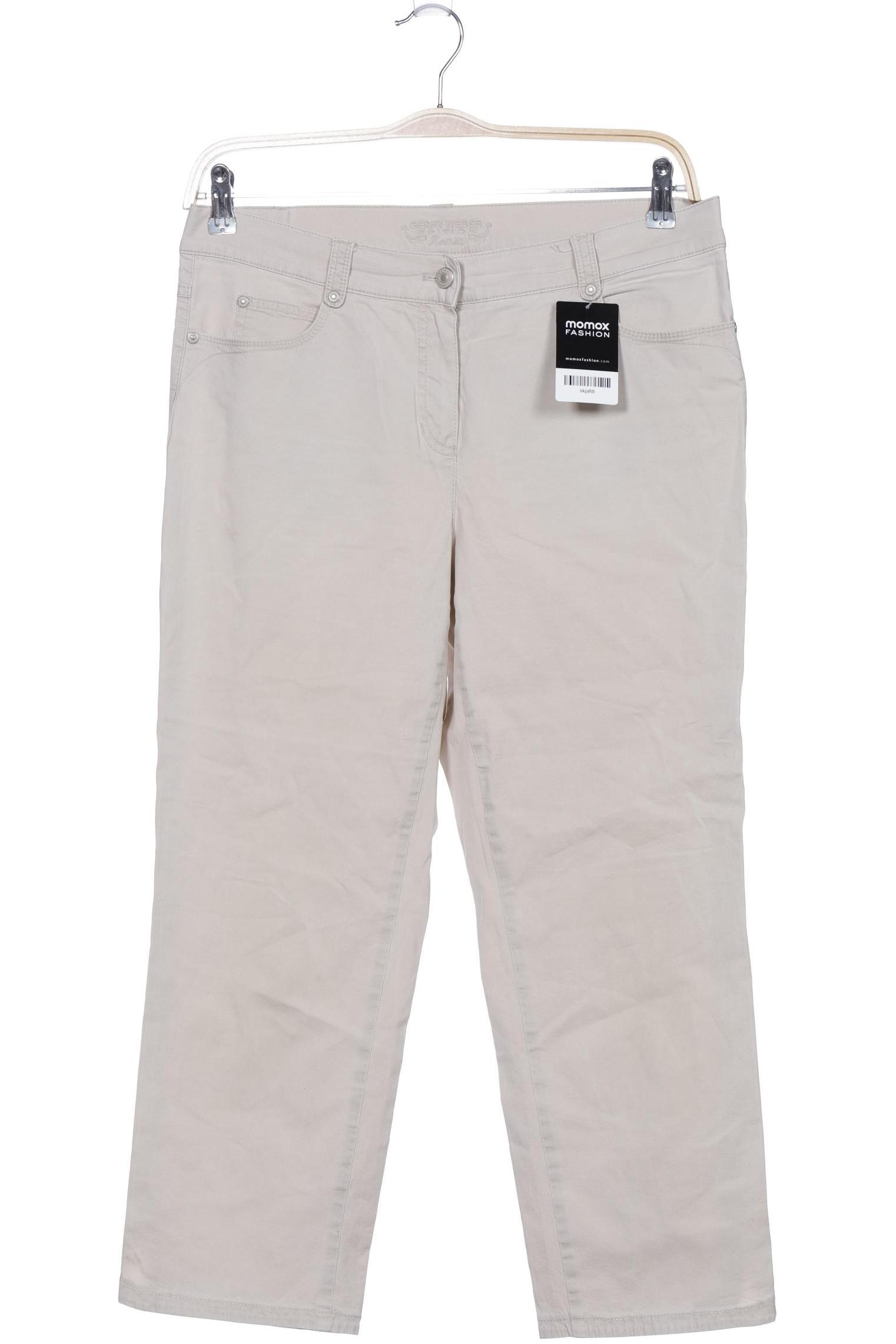 

Gerry Weber Damen Jeans, beige, Gr. 42