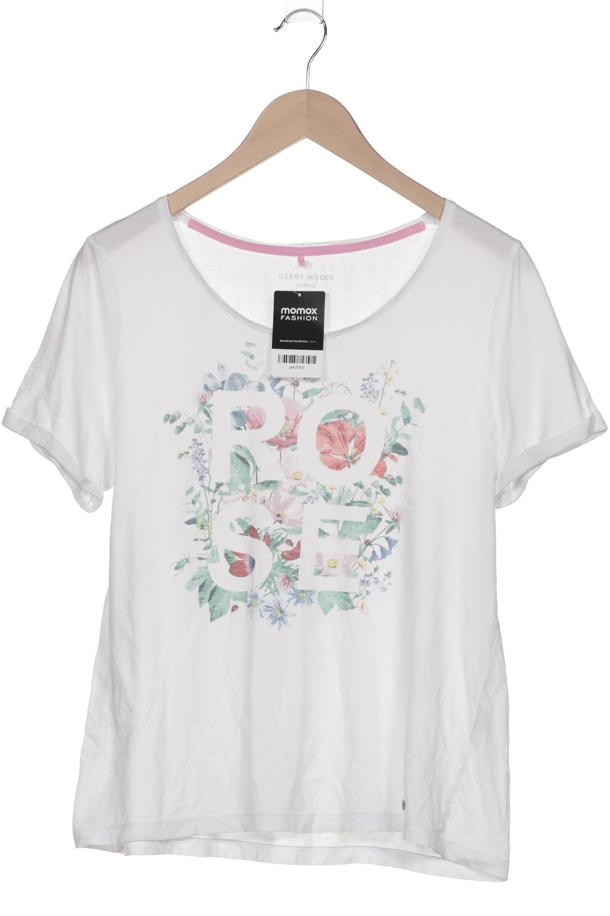 

Gerry Weber Damen T-Shirt, weiß, Gr. 38