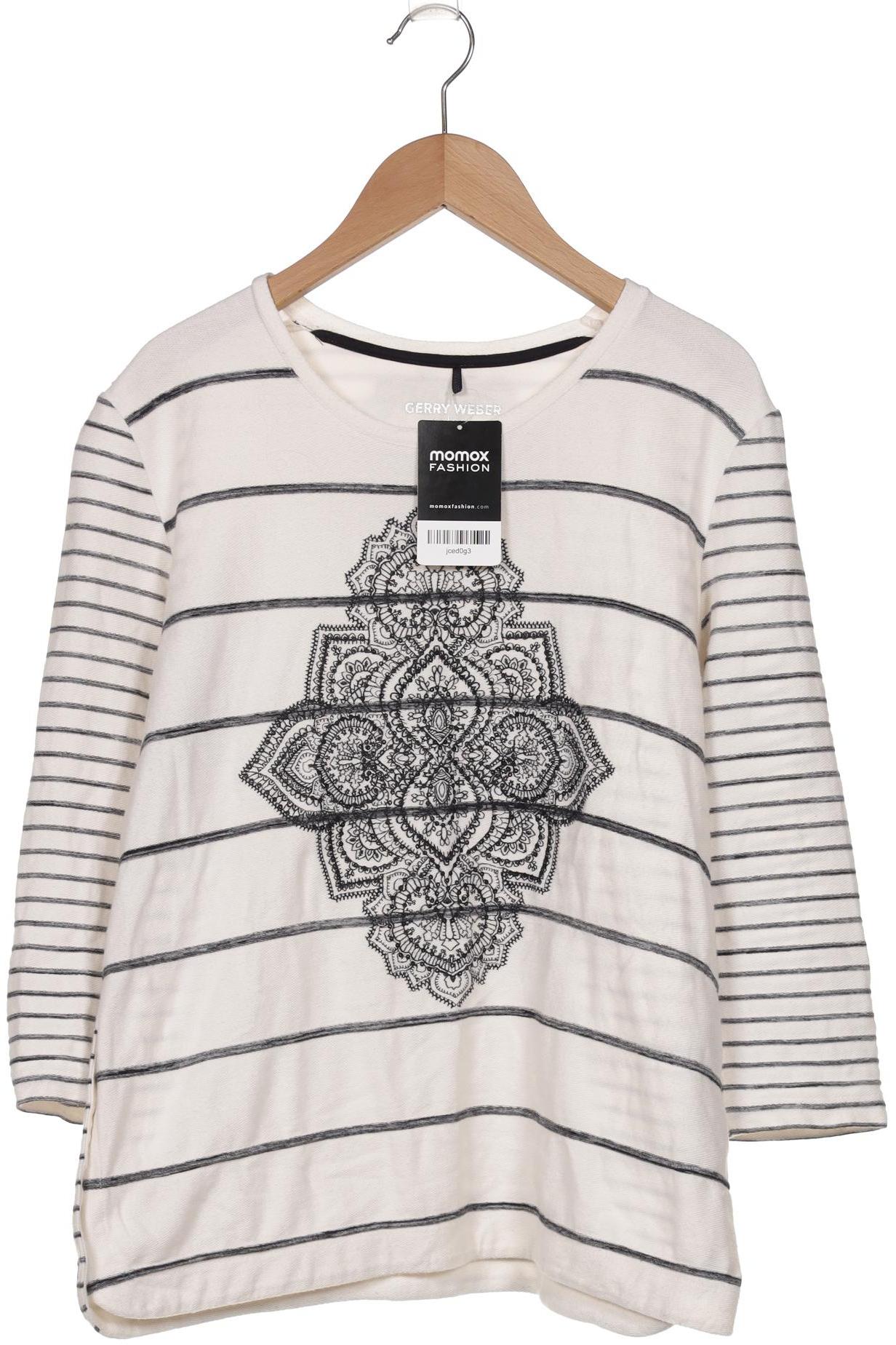 

Gerry Weber Damen Langarmshirt, weiß, Gr. 38