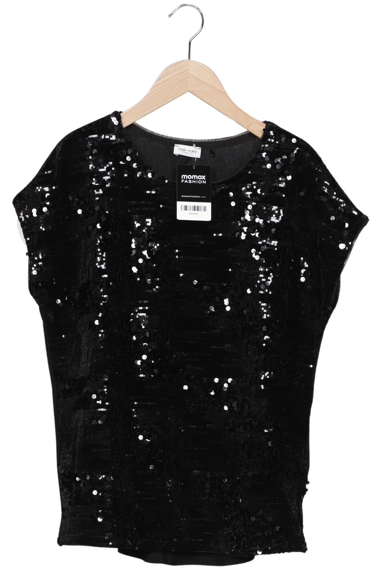 

Gerry Weber Damen T-Shirt, schwarz, Gr. 38