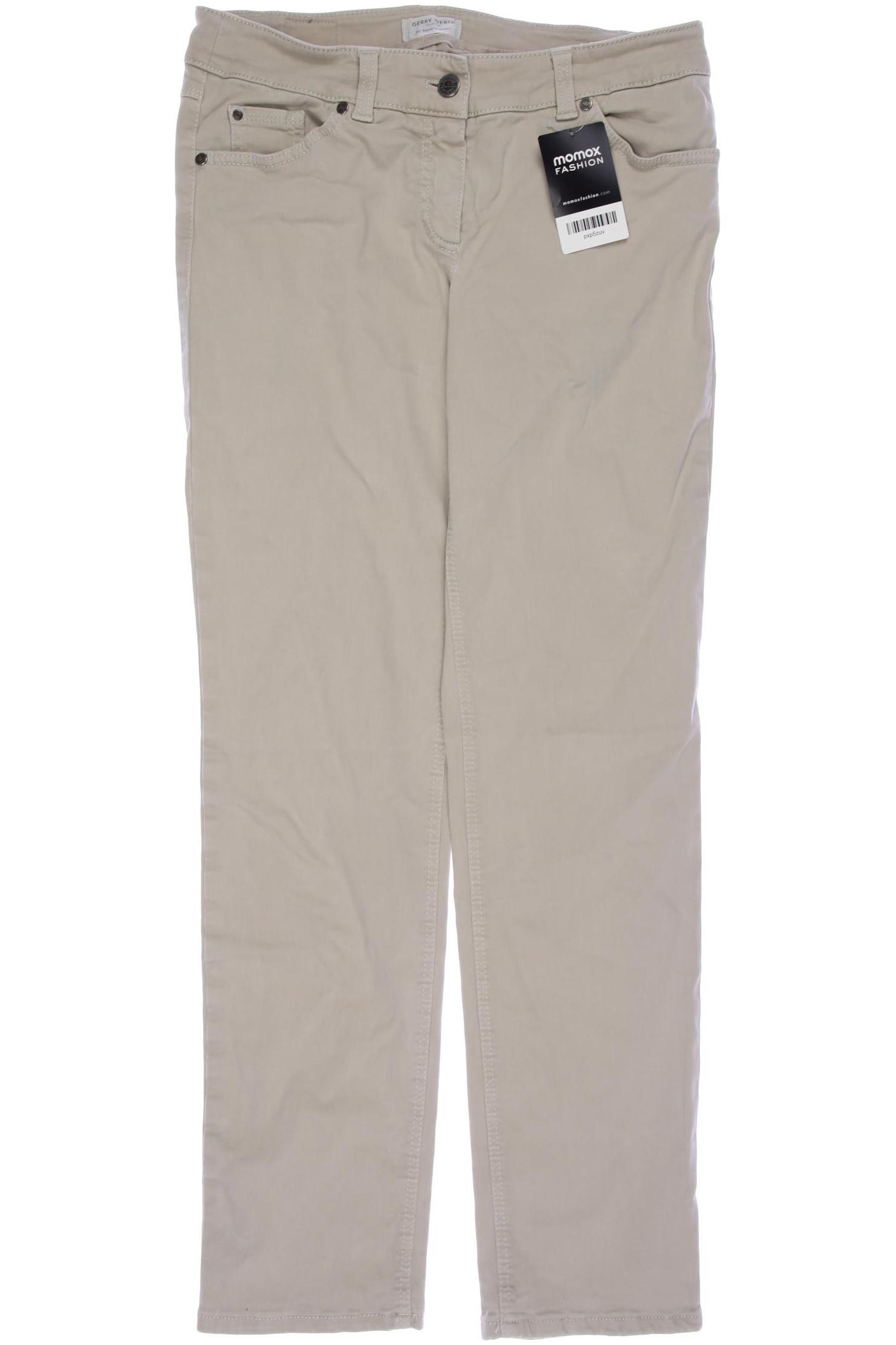 

Gerry Weber Damen Jeans, cremeweiß, Gr. 30
