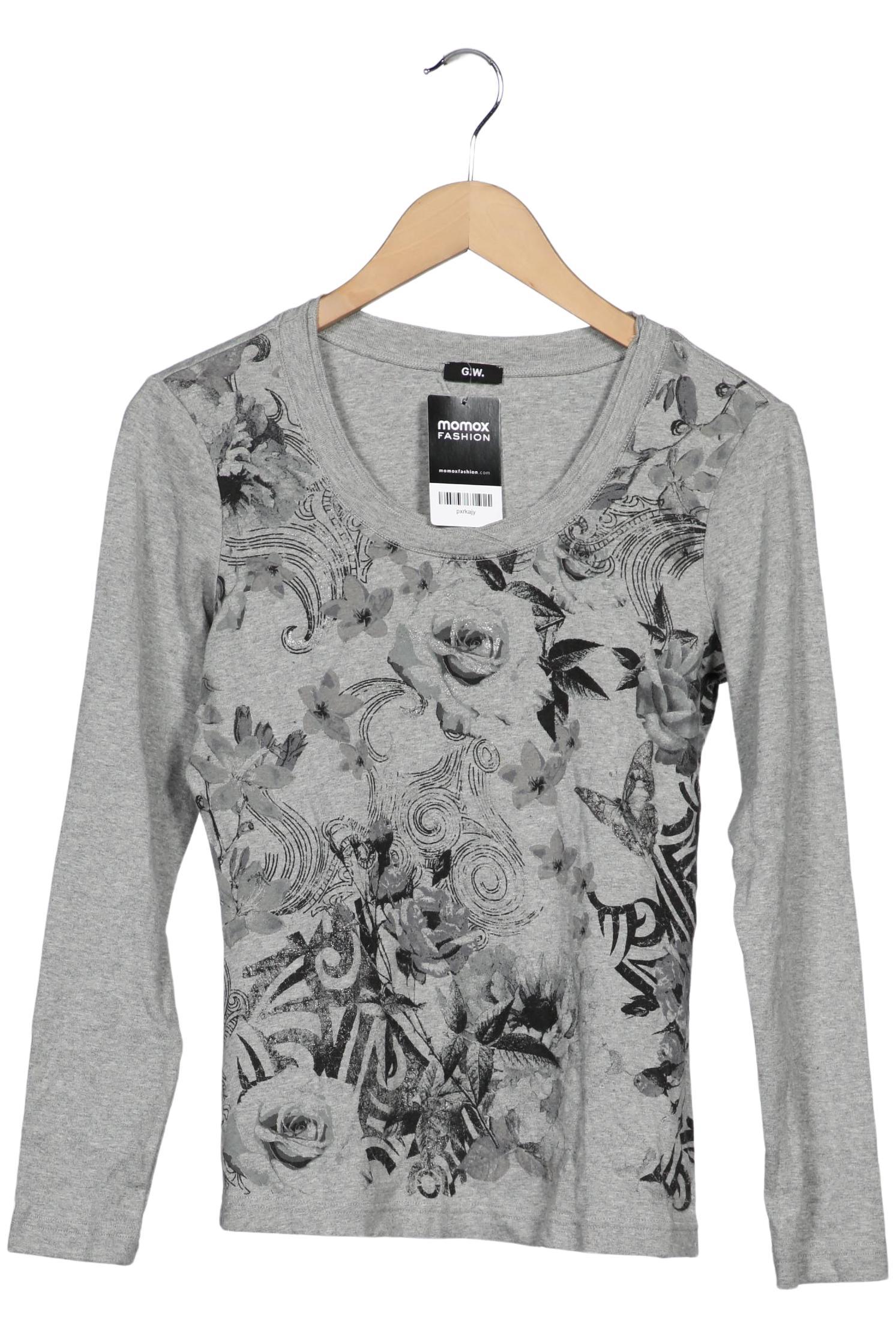 

Gerry Weber Damen Langarmshirt, grau, Gr. 38