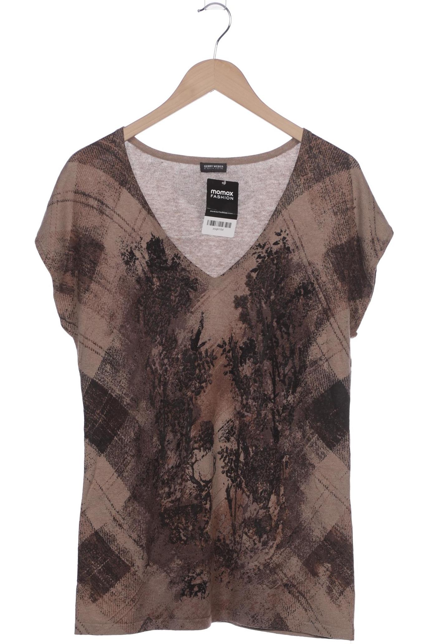 

Gerry Weber Damen T-Shirt, braun, Gr. 44