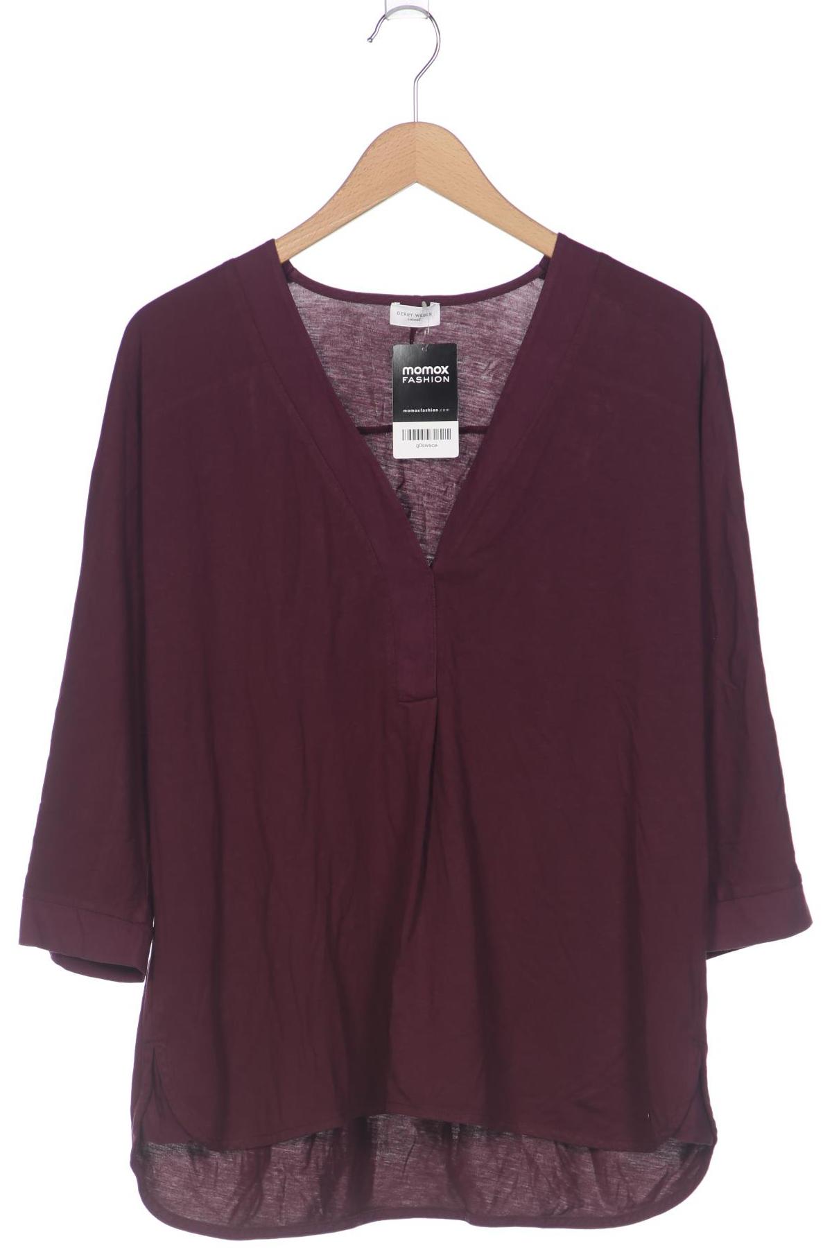 

Gerry Weber Damen Langarmshirt, bordeaux, Gr. 44