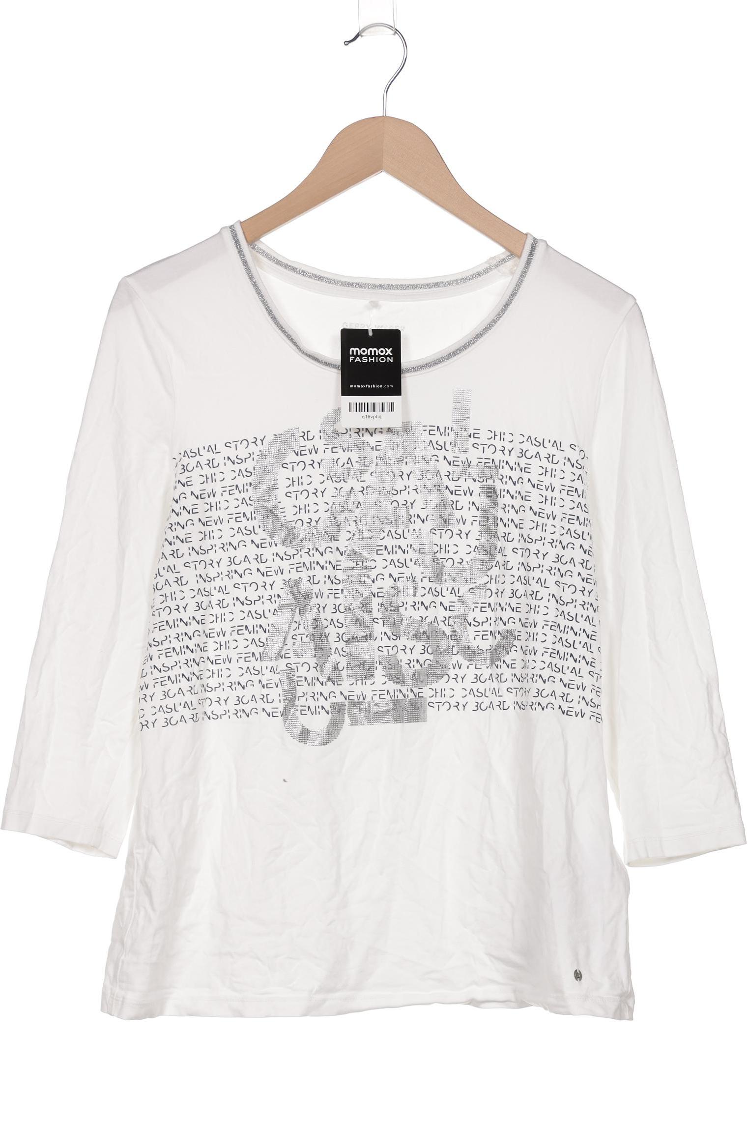 

Gerry Weber Damen Langarmshirt, weiß, Gr. 42