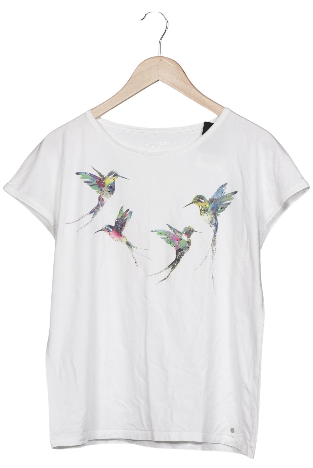 

Gerry Weber Damen T-Shirt, weiß, Gr. 44