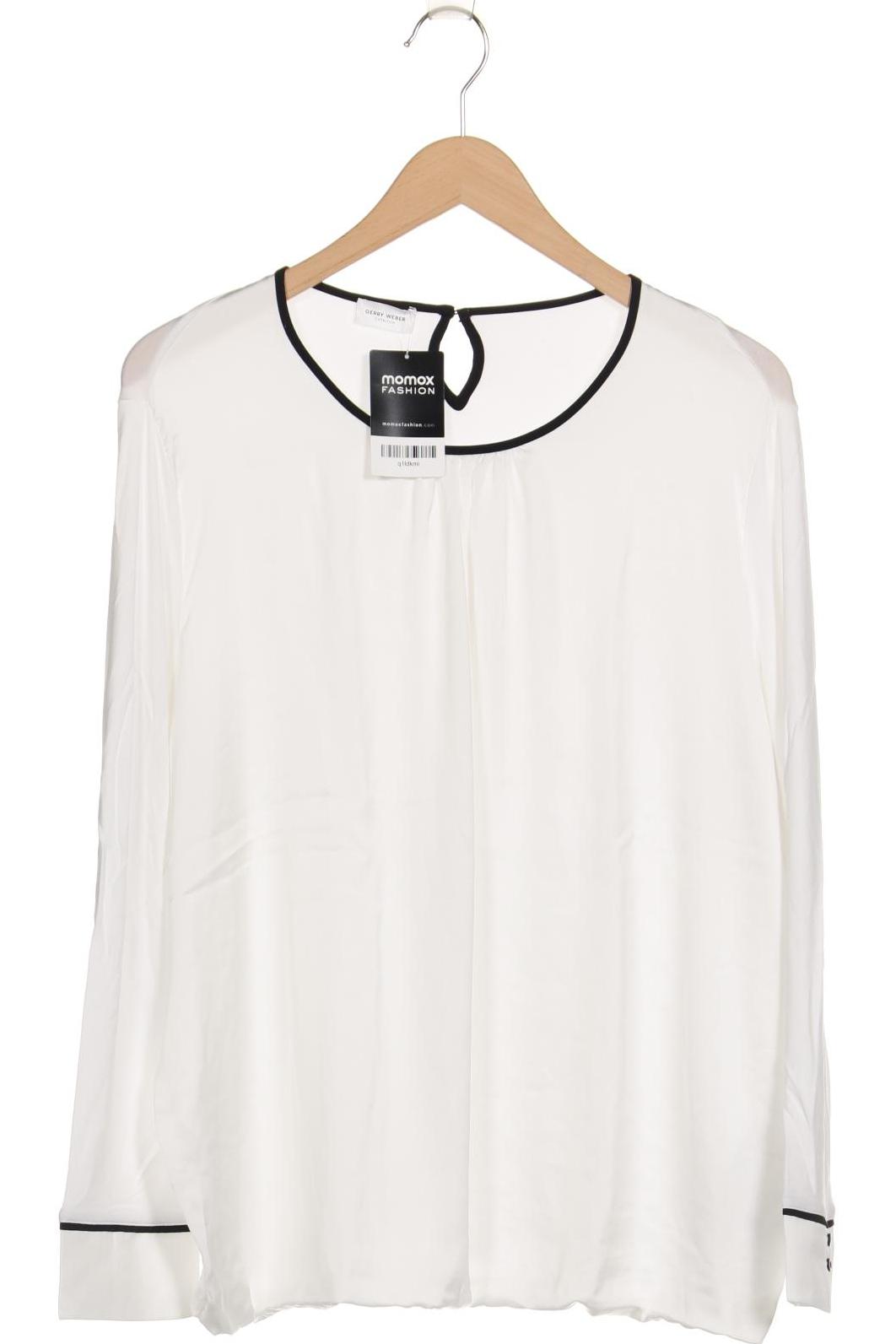 

Gerry Weber Damen Langarmshirt, weiß, Gr. 48