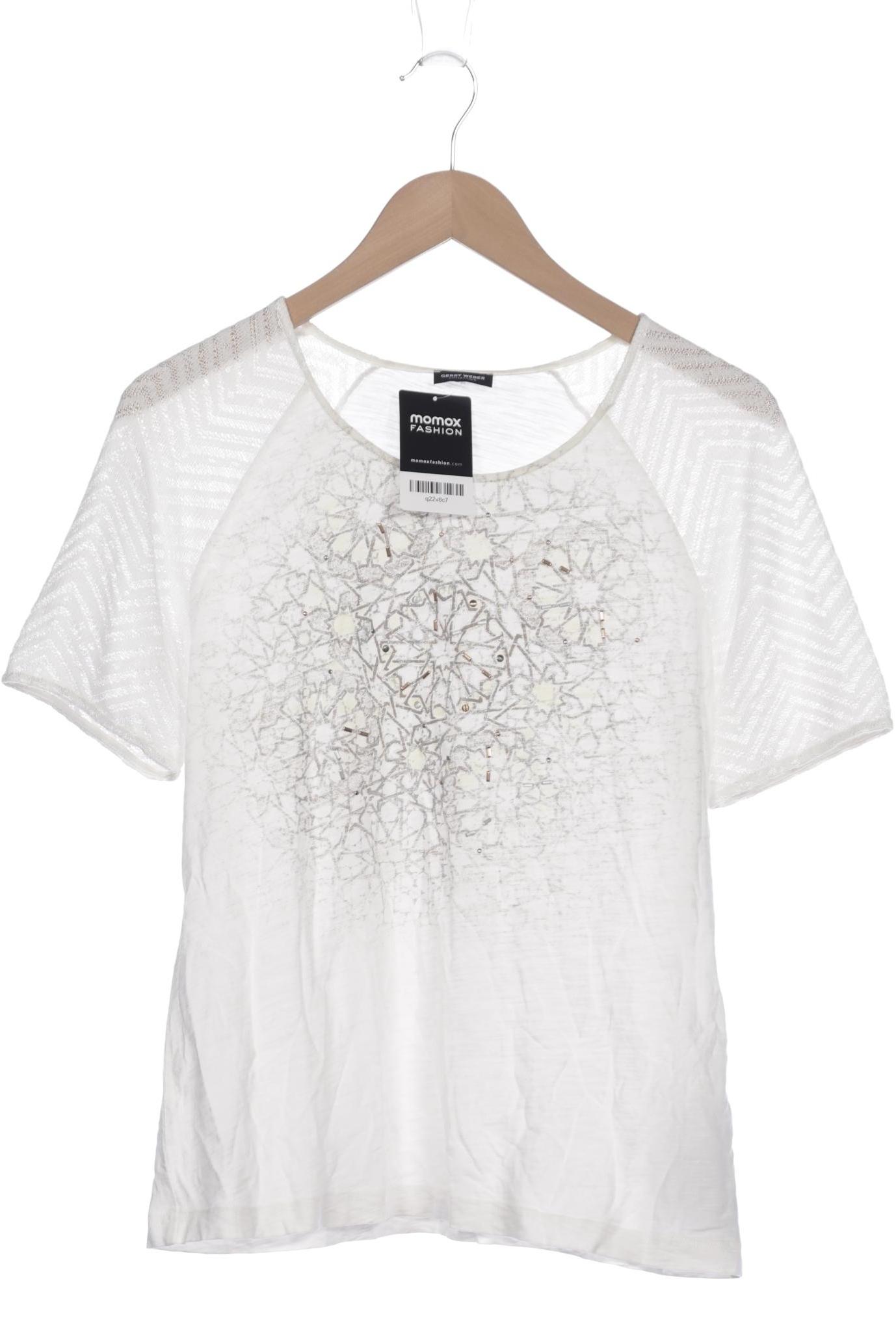 

Gerry Weber Damen T-Shirt, weiß, Gr. 42