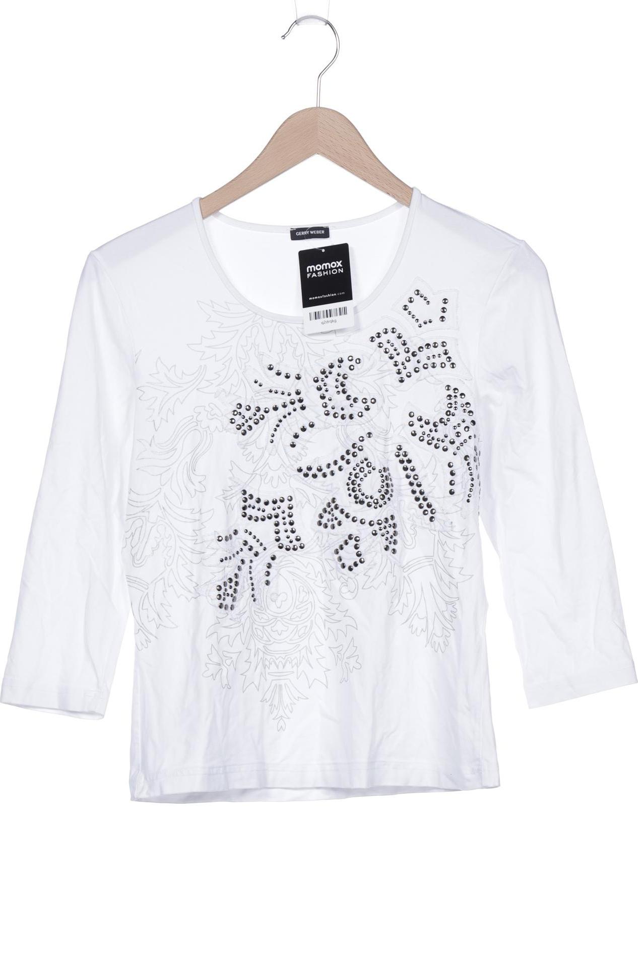 

Gerry Weber Damen Langarmshirt, weiß, Gr. 38