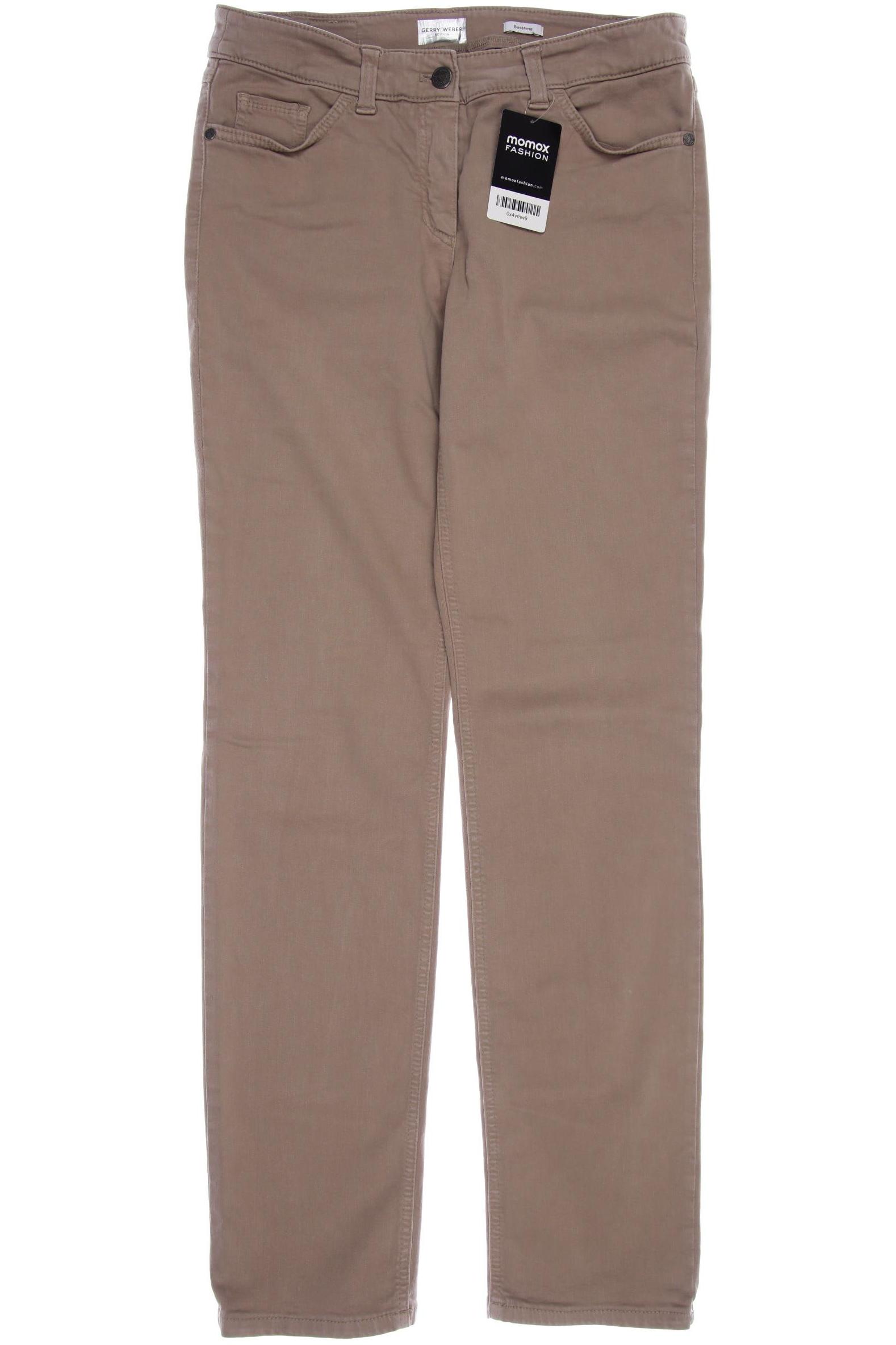 

Gerry Weber Damen Jeans, beige, Gr. 40