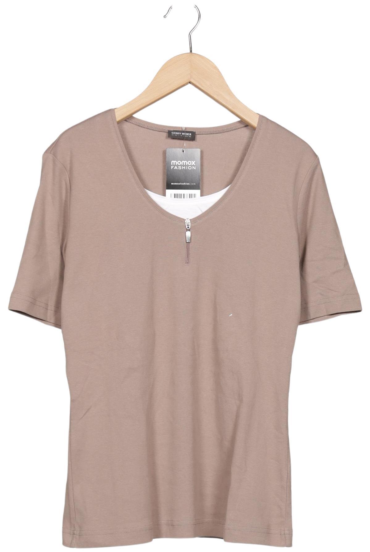 

Gerry Weber Damen T-Shirt, beige, Gr. 38