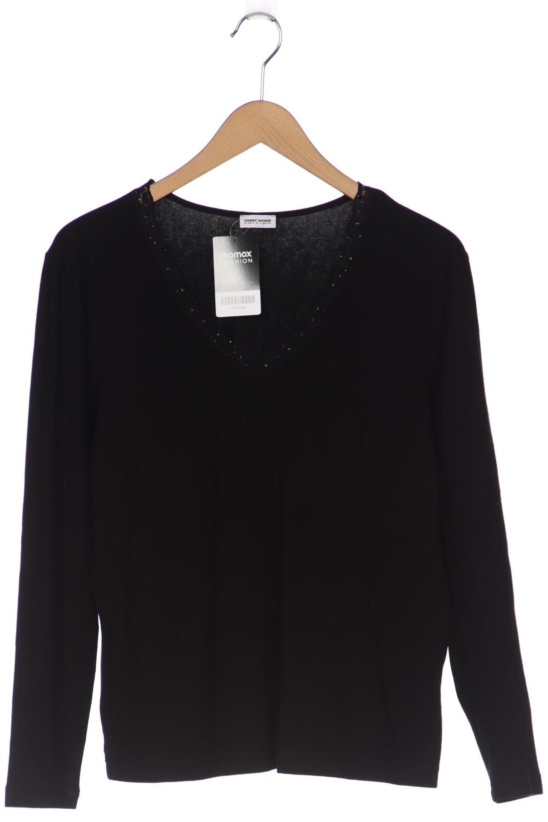 

Gerry Weber Damen Langarmshirt, schwarz, Gr. 42
