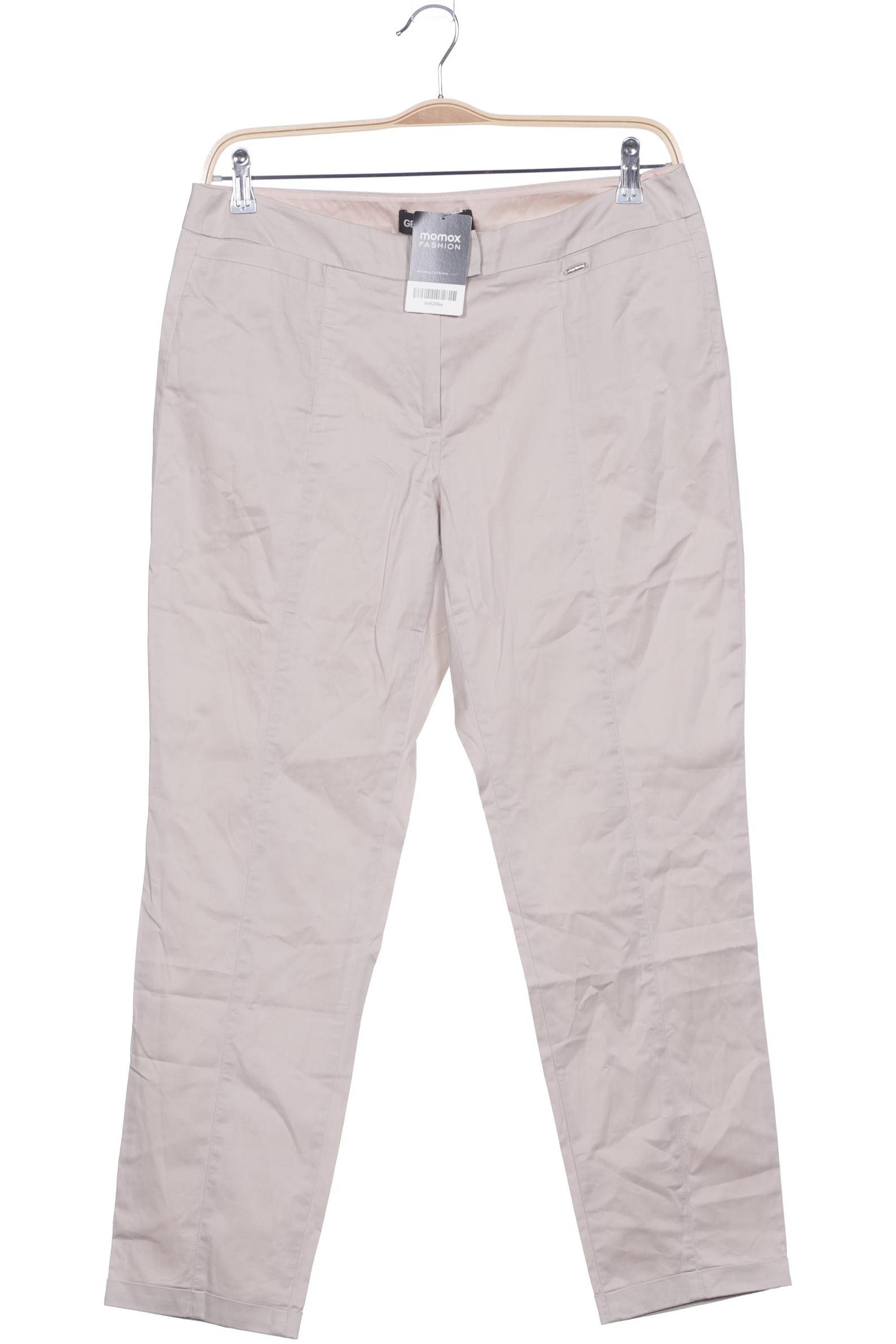 

Gerry Weber Damen Stoffhose, beige, Gr. 42