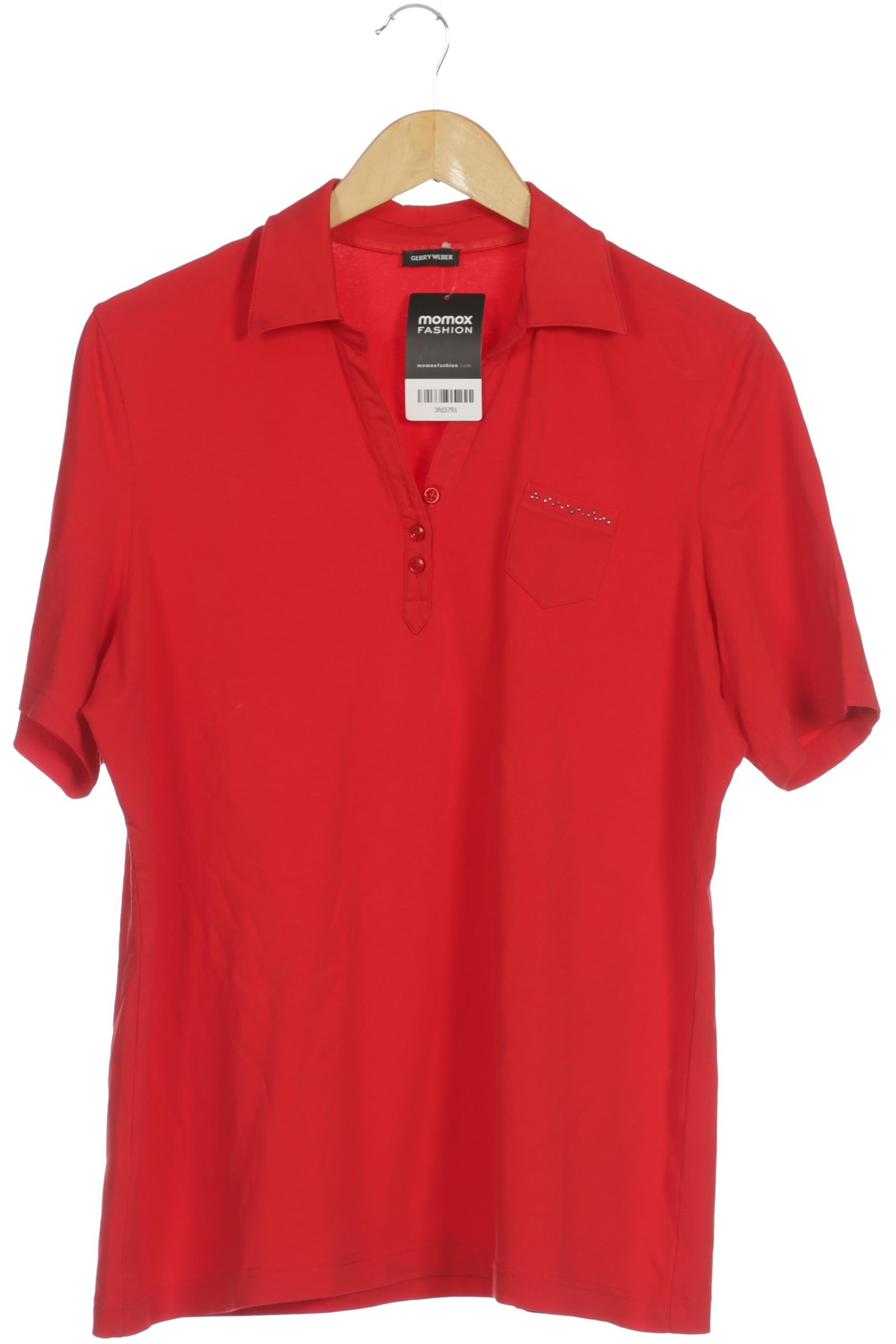 

Gerry Weber Damen Poloshirt, rot, Gr. 46