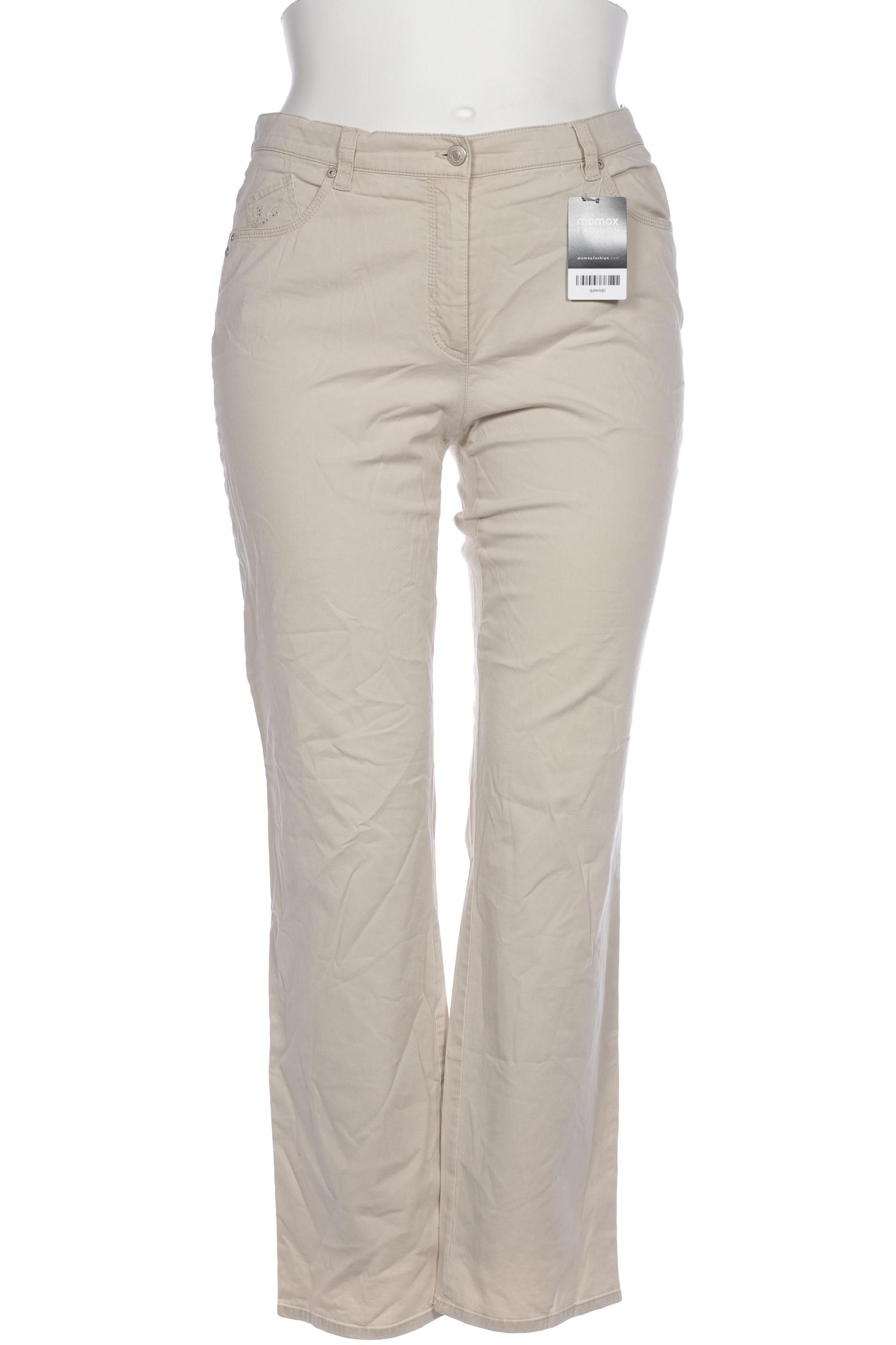 

Gerry Weber Damen Stoffhose, beige, Gr. 35