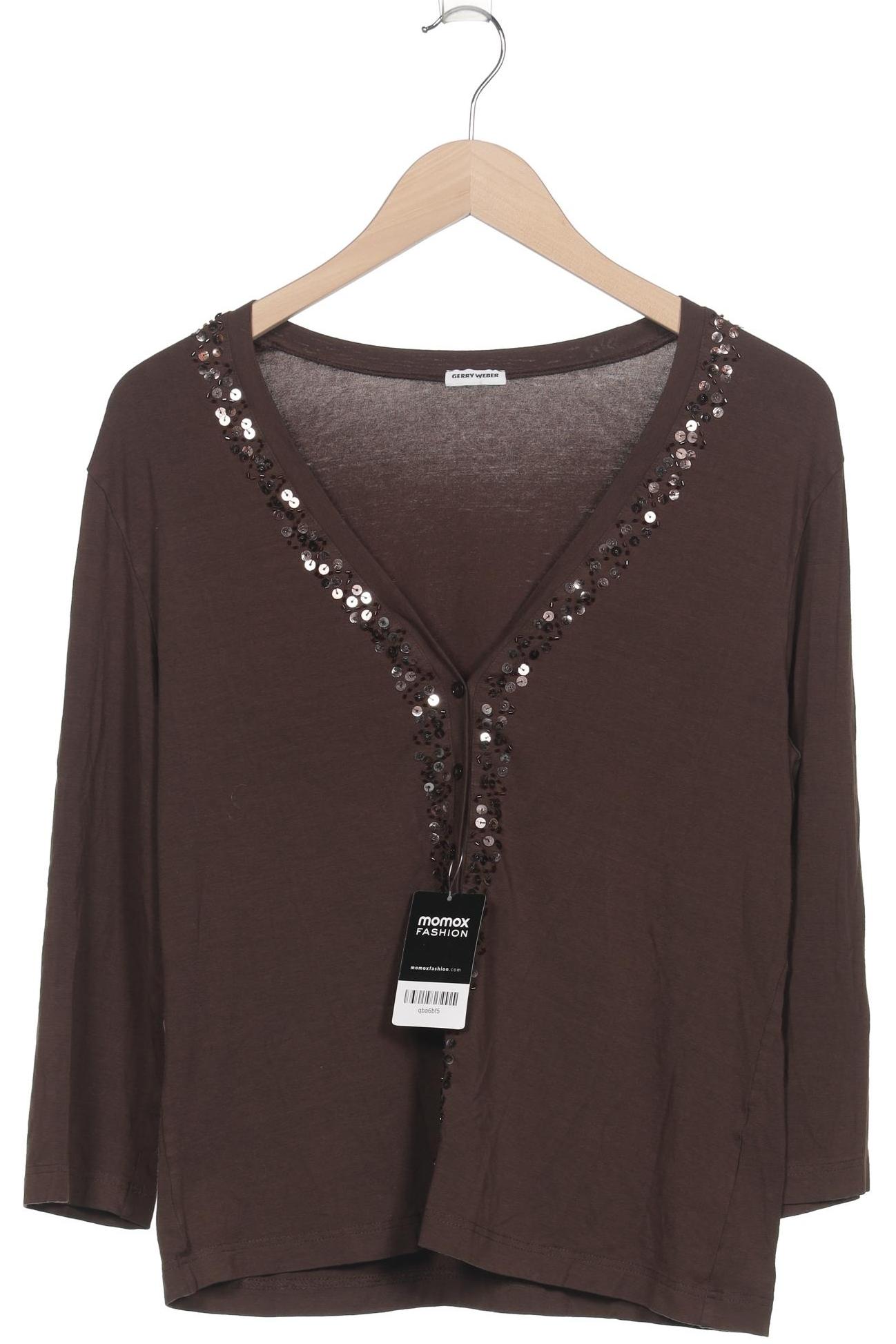 

Gerry Weber Damen Strickjacke, braun, Gr. 42