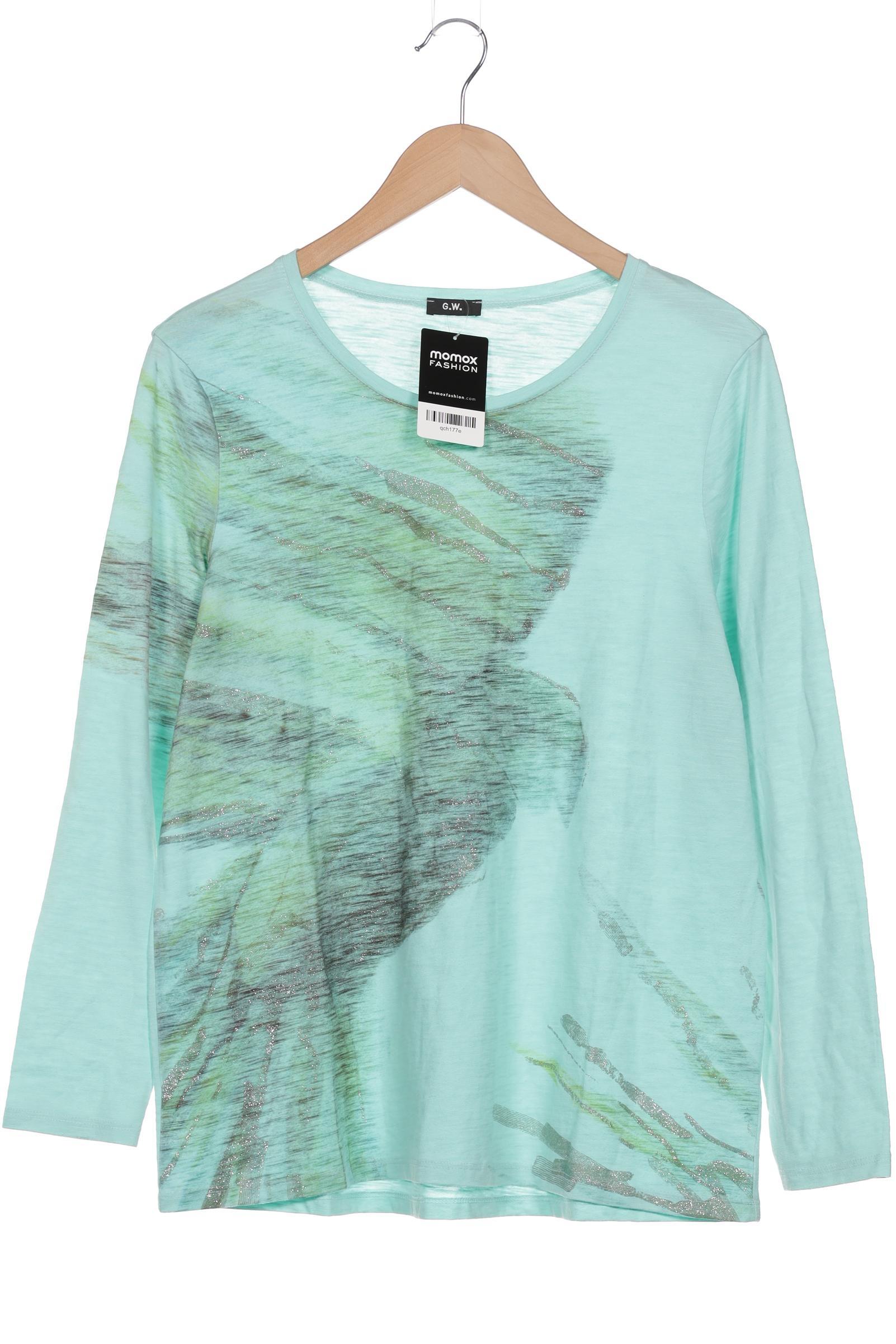 

Gerry Weber Damen Langarmshirt, türkis, Gr. 46