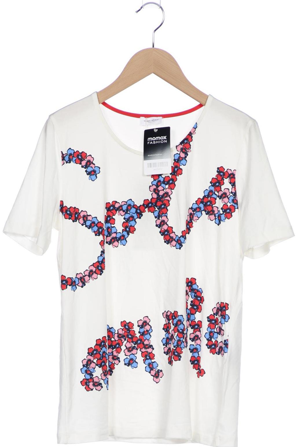 

Gerry Weber Damen T-Shirt, cremeweiß, Gr. 36