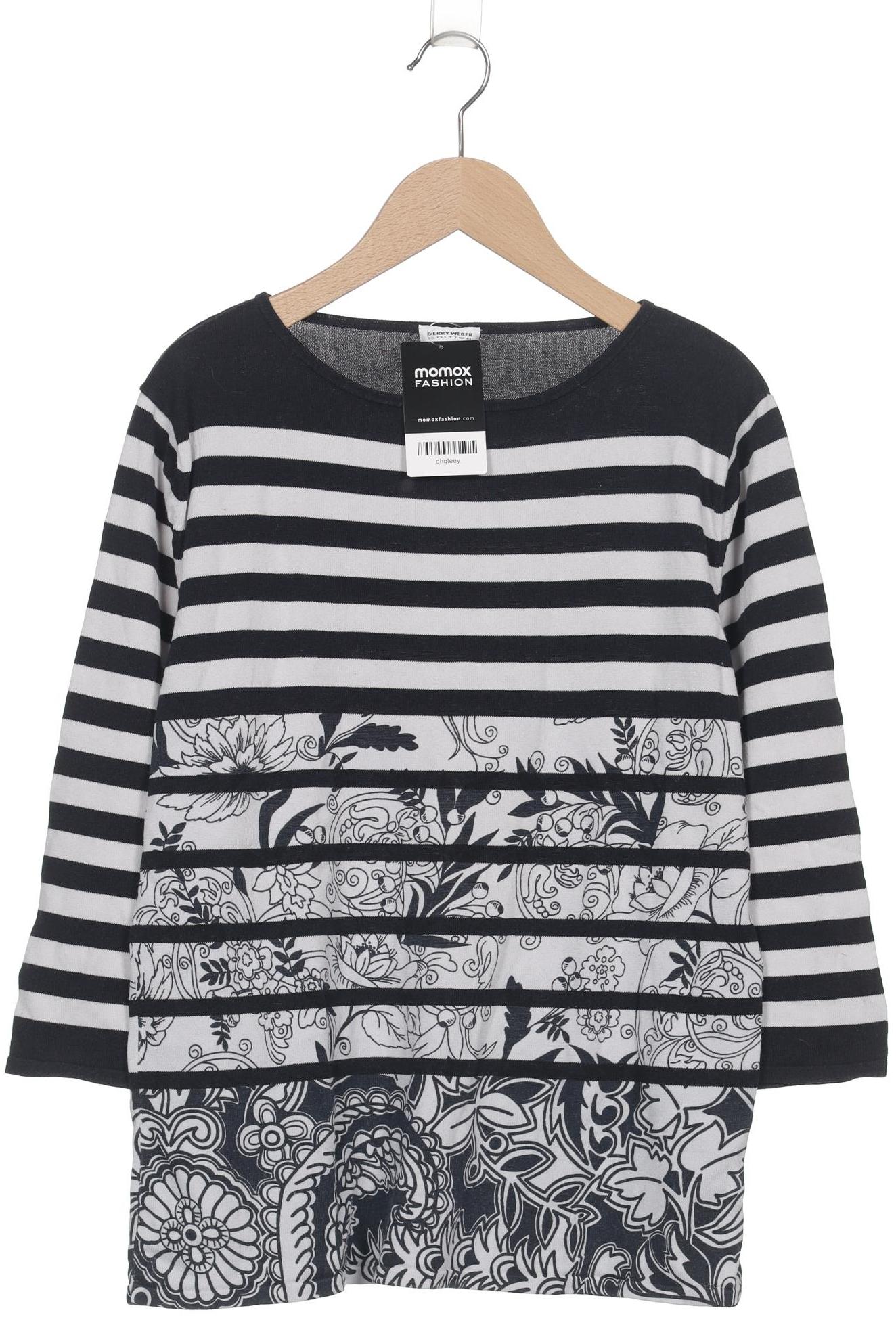 

Gerry Weber Damen Langarmshirt, marineblau, Gr. 42