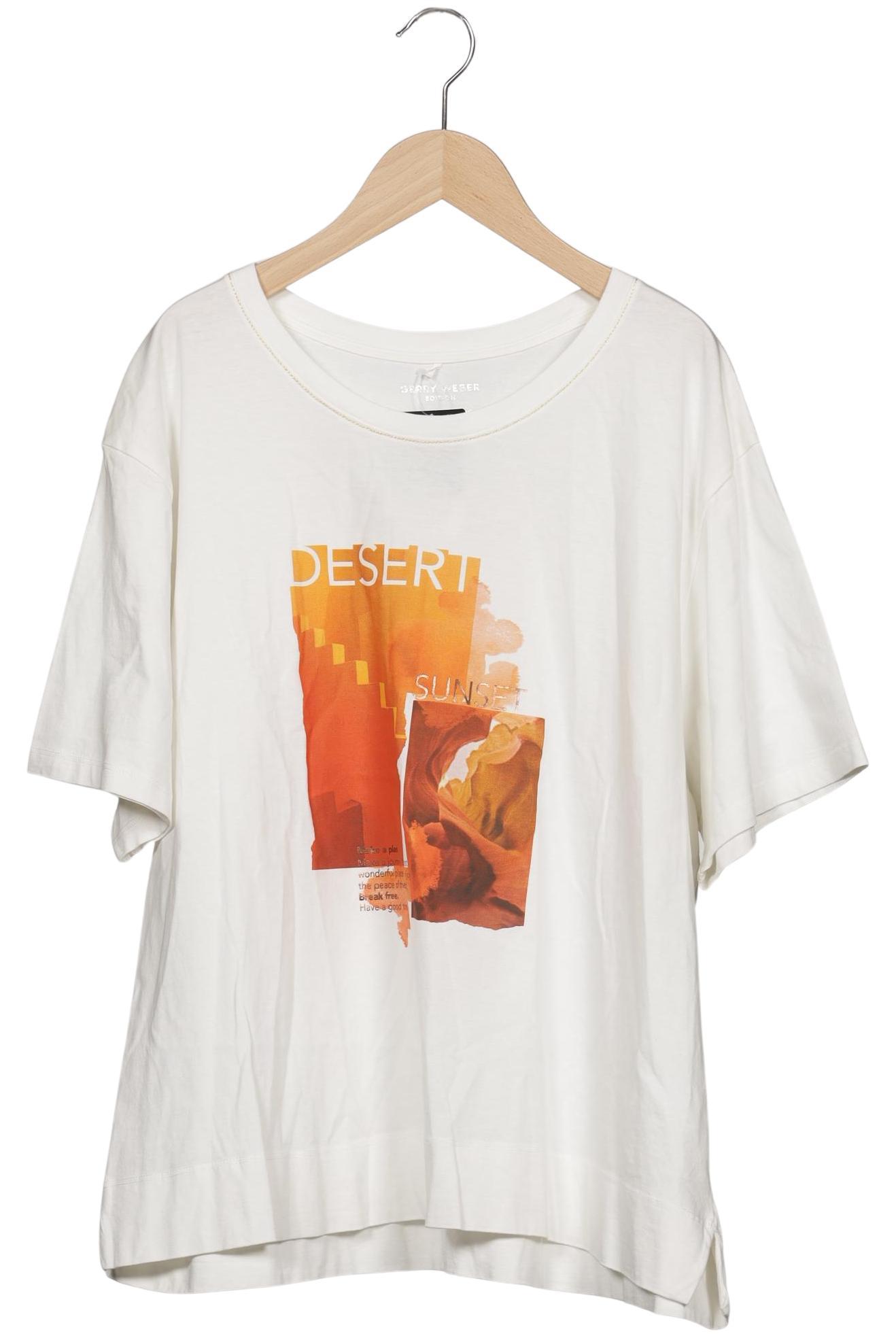 

Gerry Weber Damen T-Shirt, cremeweiß, Gr. 46