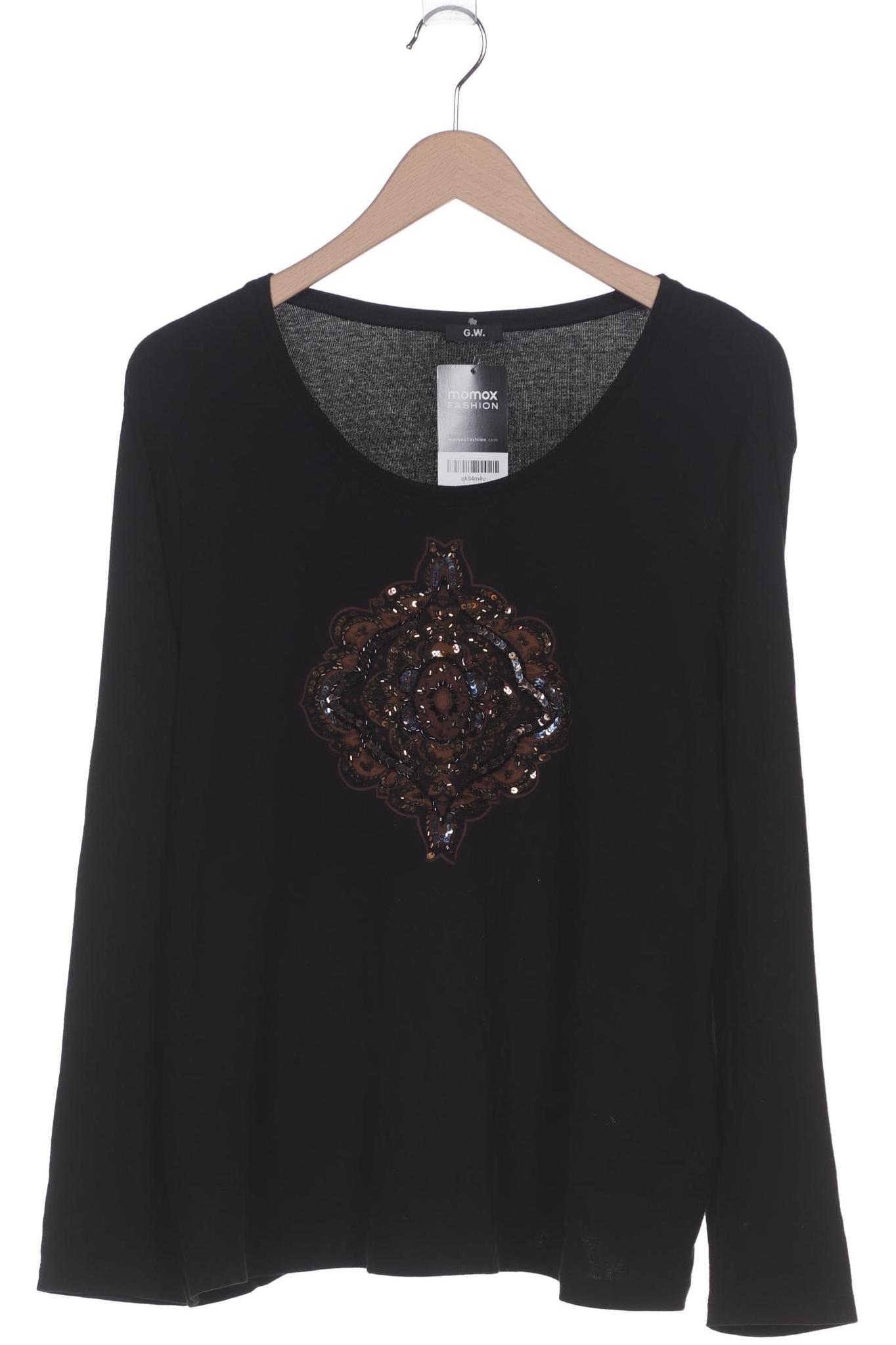 

Gerry Weber Damen Langarmshirt, schwarz, Gr. 48