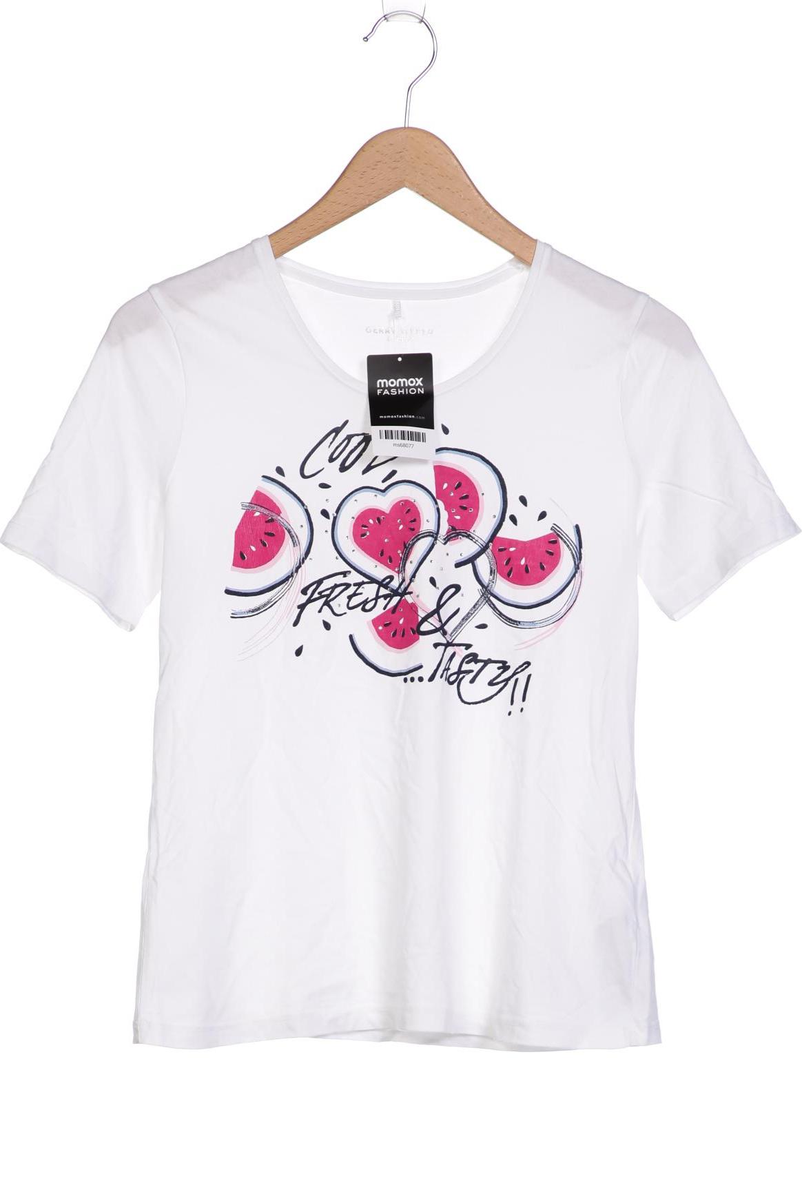 

Gerry Weber Damen T-Shirt, weiß, Gr. 38