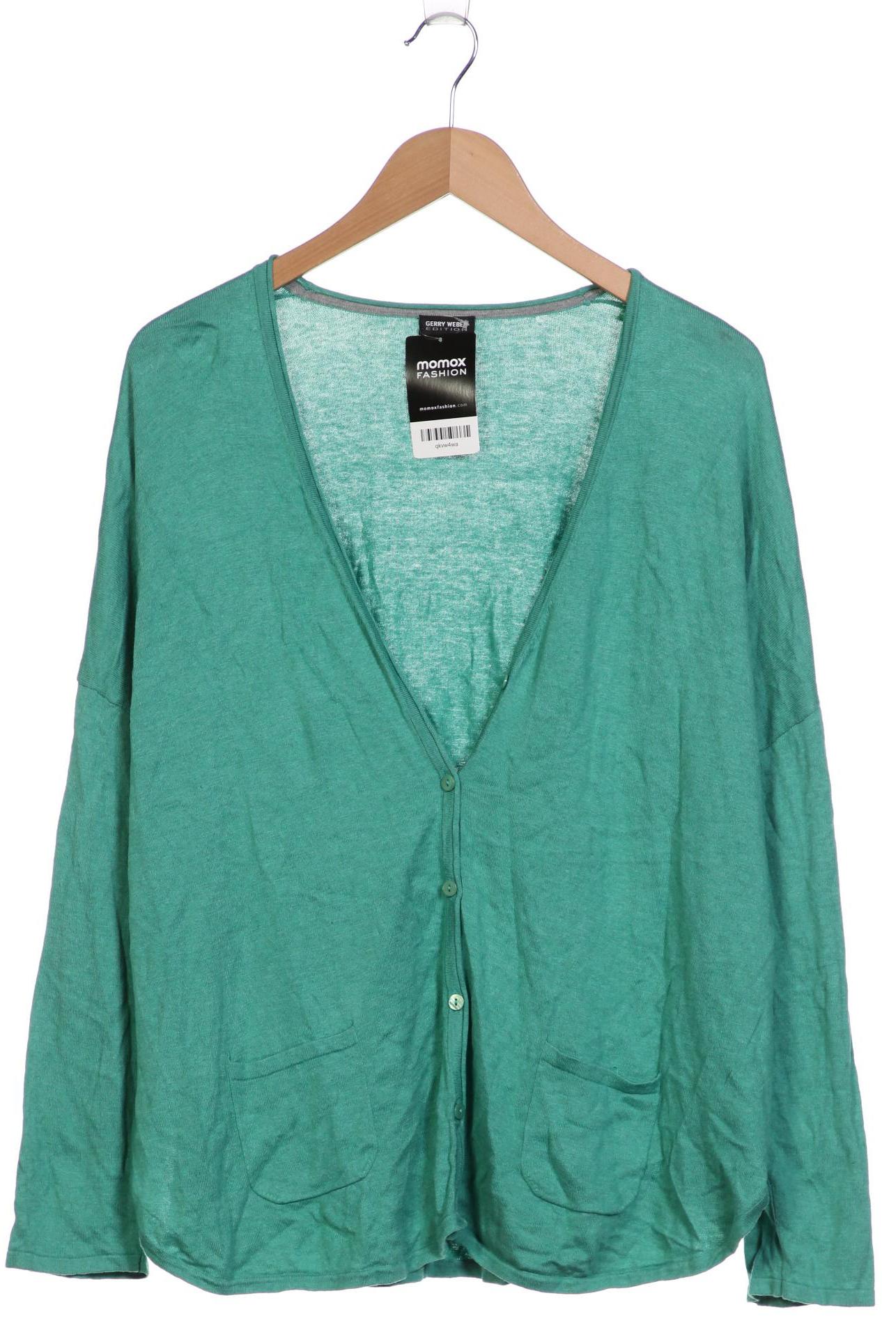 

Gerry Weber Damen Strickjacke, grün, Gr. 48