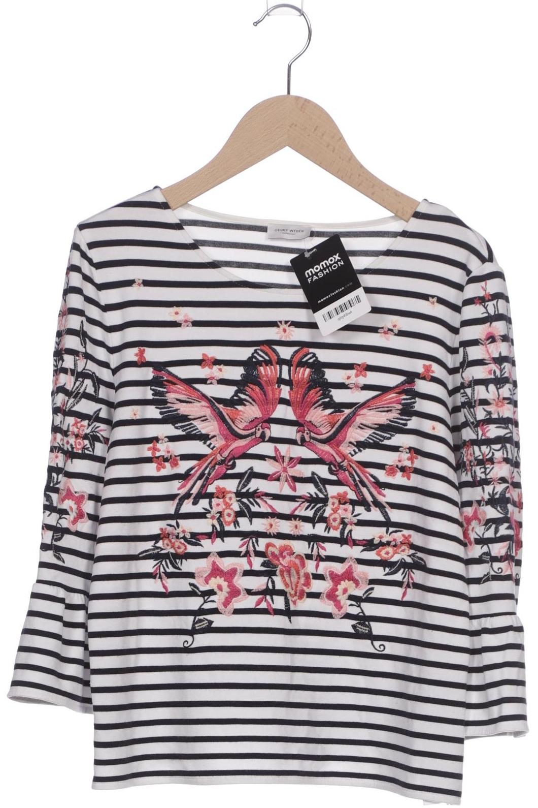 

Gerry Weber Damen Langarmshirt, weiß, Gr. 36