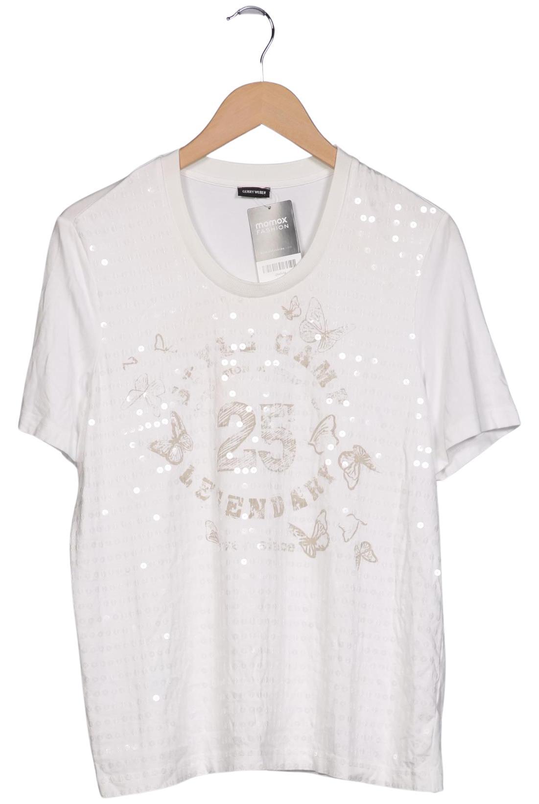 

Gerry Weber Damen T-Shirt, weiß, Gr. 44