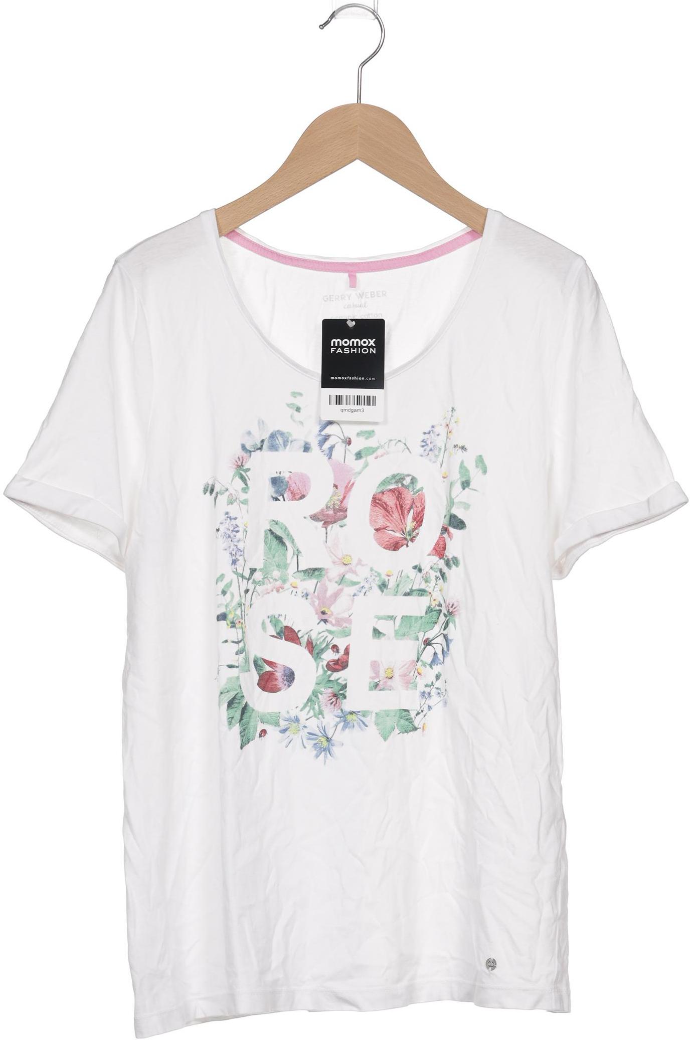 

Gerry Weber Damen T-Shirt, weiß, Gr. 38